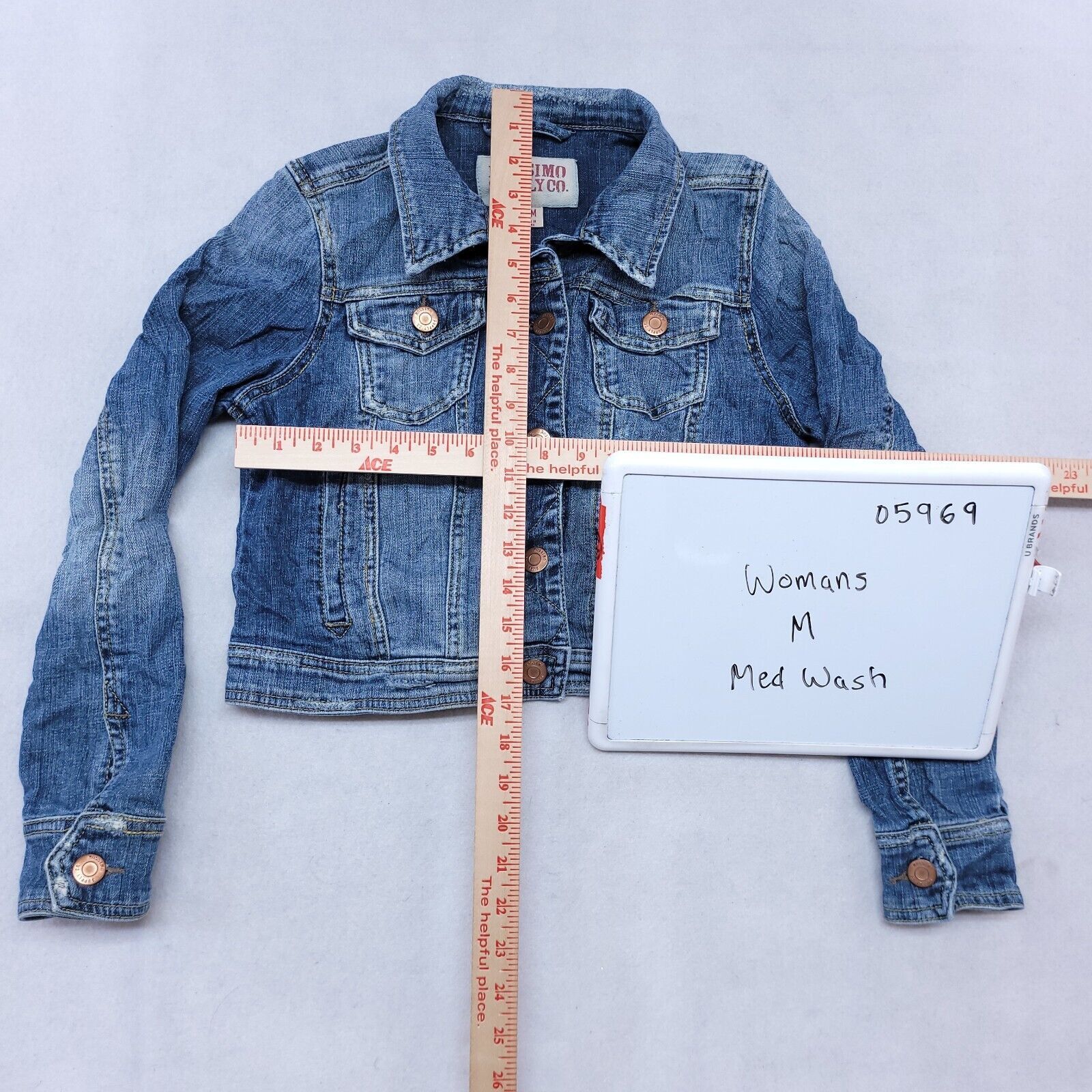 Mossimo Mossimo Button Up Denim Jean Jacket Womens Size M Blue Size M / US 6-8 / IT 42-44 - 9 Thumbnail