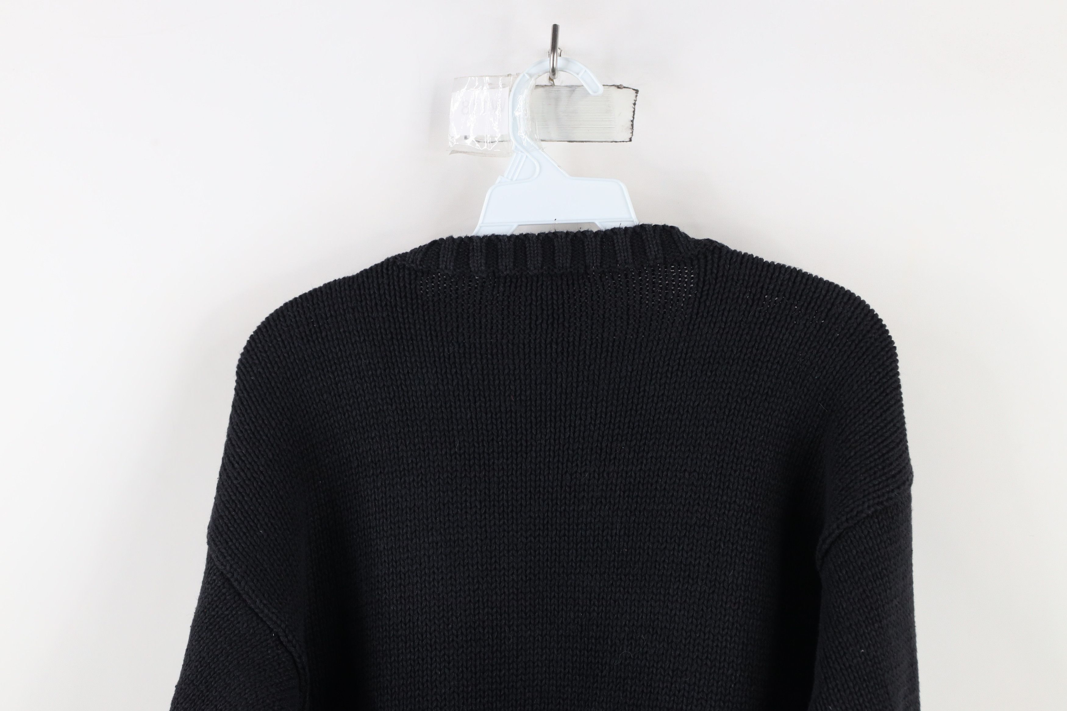 Vintage Vintage 90s Streetwear Halloween Pumpkin Bear Knit Sweater Size L / US 10 / IT 46 - 12 Thumbnail