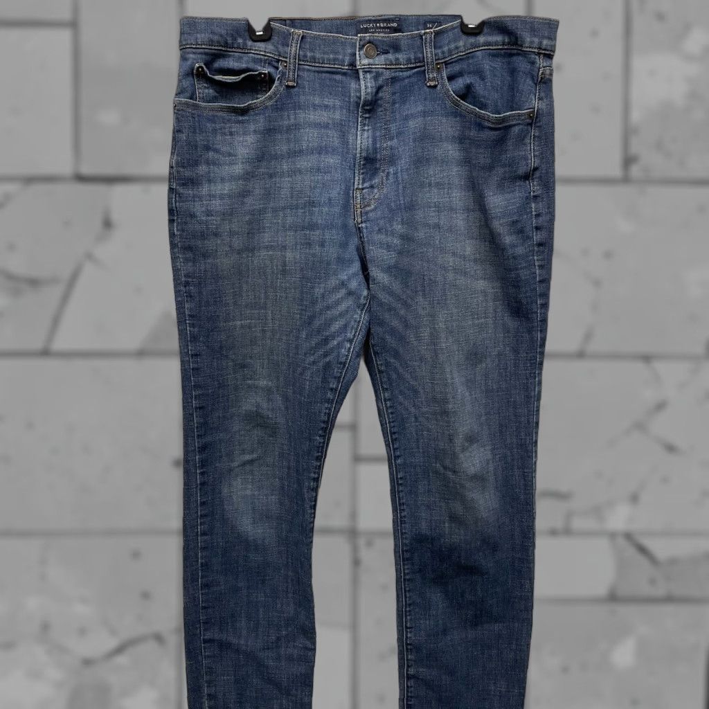 Lucky Brand Lucky Brand 121 Jeans Slim Straight Men 36x32 Blue Size US 36 / EU 52 - 1 Thumbnail