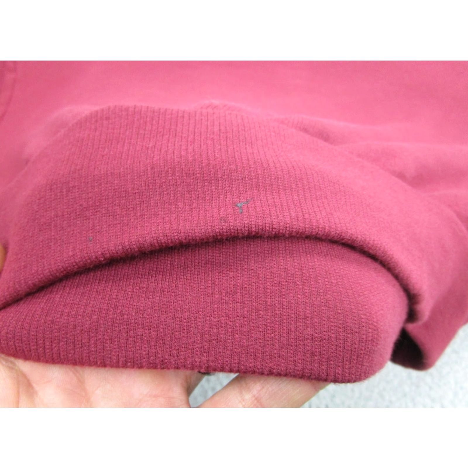 The Kooples VINTAGE The Kooples X Sport Sweatshirt Womens Cropped Mock Neck Burgundy S Pullover Knit Crewneck Regular Cotton Modal Elastane Size S / US 4 / IT 40 - 5 Thumbnail