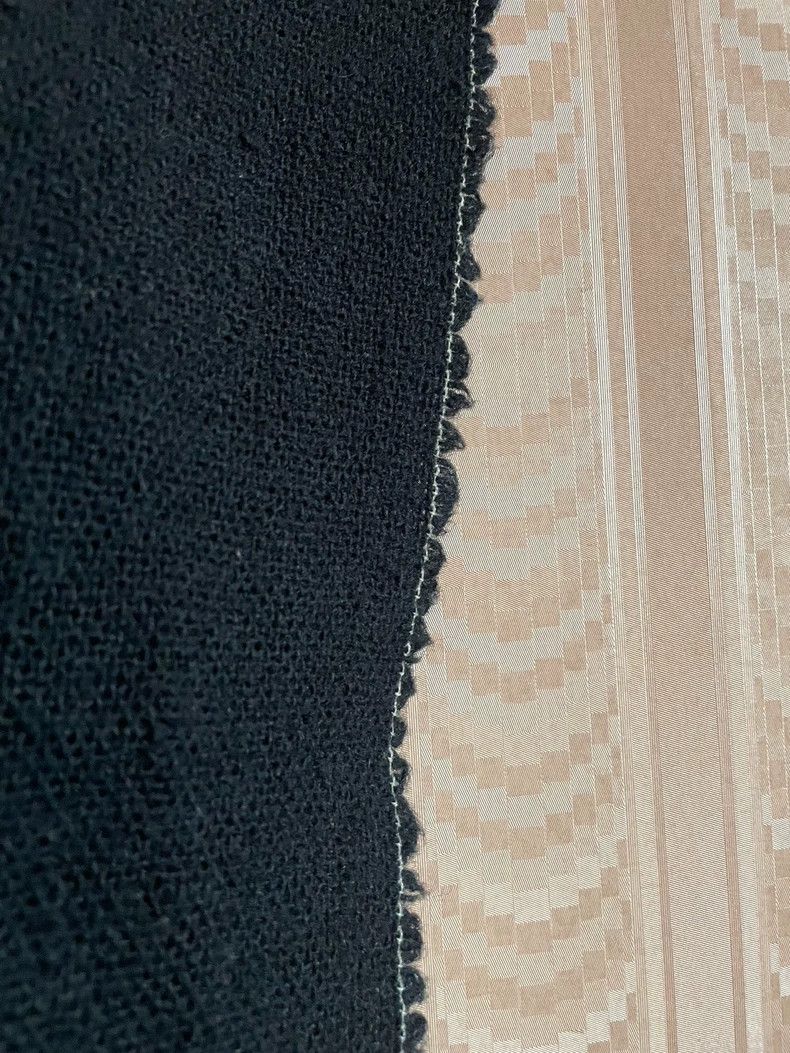 Y's Y's size 3 Black Wrap Skirt Open Line Half Skirt Wool Skirt Size 25" / US 0 / IT 36 - 5 Thumbnail