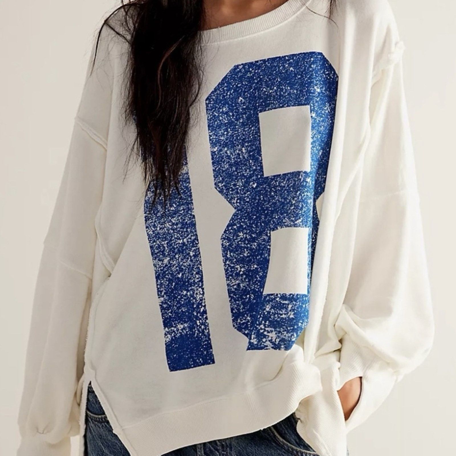 Free People Free People We The Free “18” Camden Oversized Pullover Small Size S / US 4 / IT 40 - 1 Thumbnail