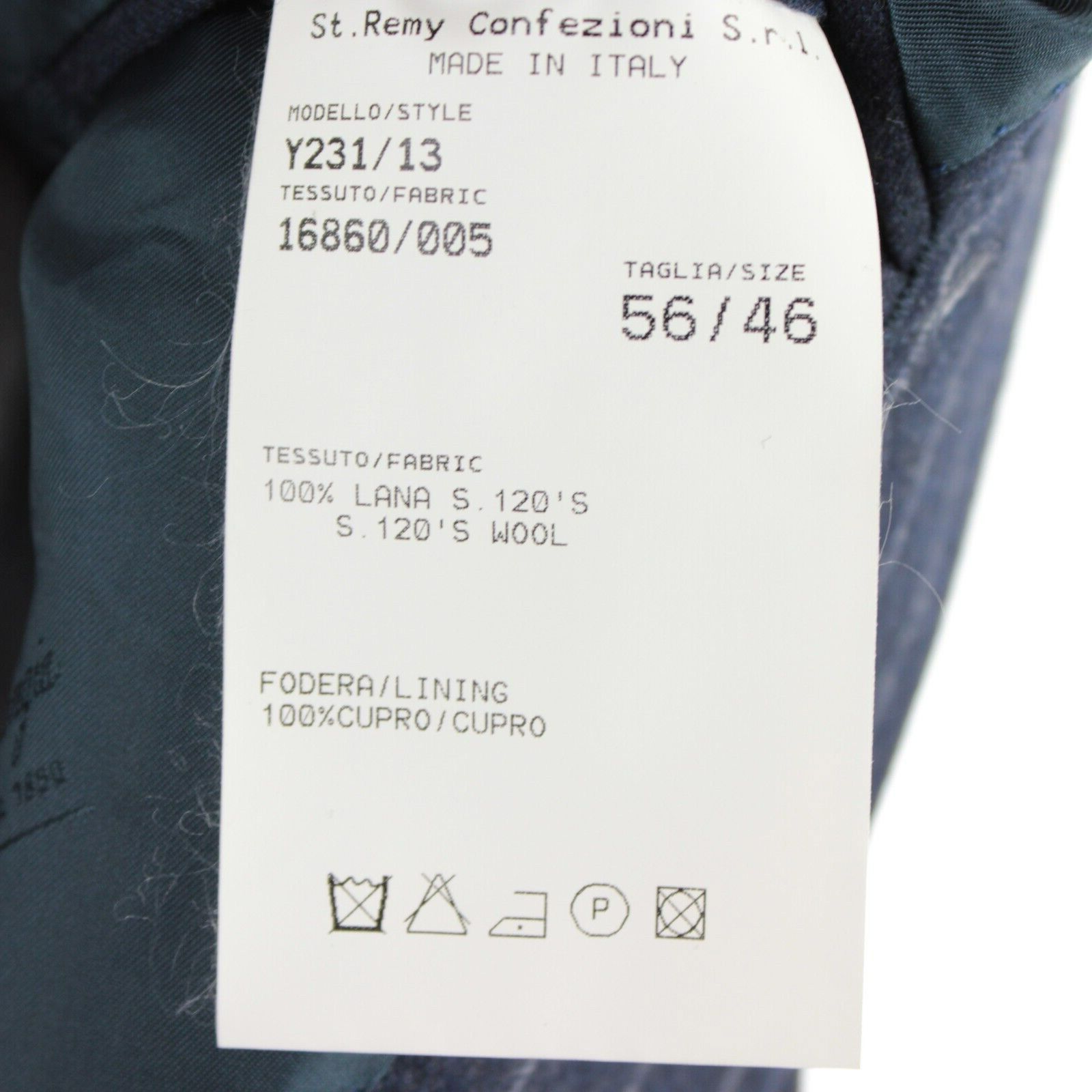 Other Castangia Suit Size US 46 Long in Blue Size 46R - 9 Thumbnail