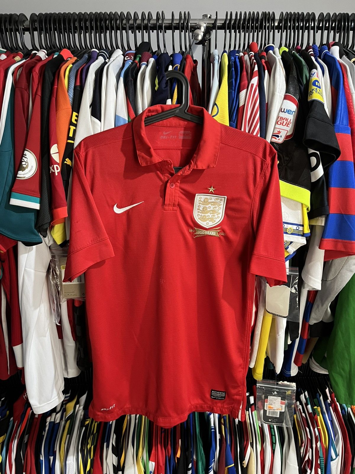 Nike Nike England 2013 Away Soccer Jersey 150th Size US S / EU 44-46 / 1 - 1 Thumbnail