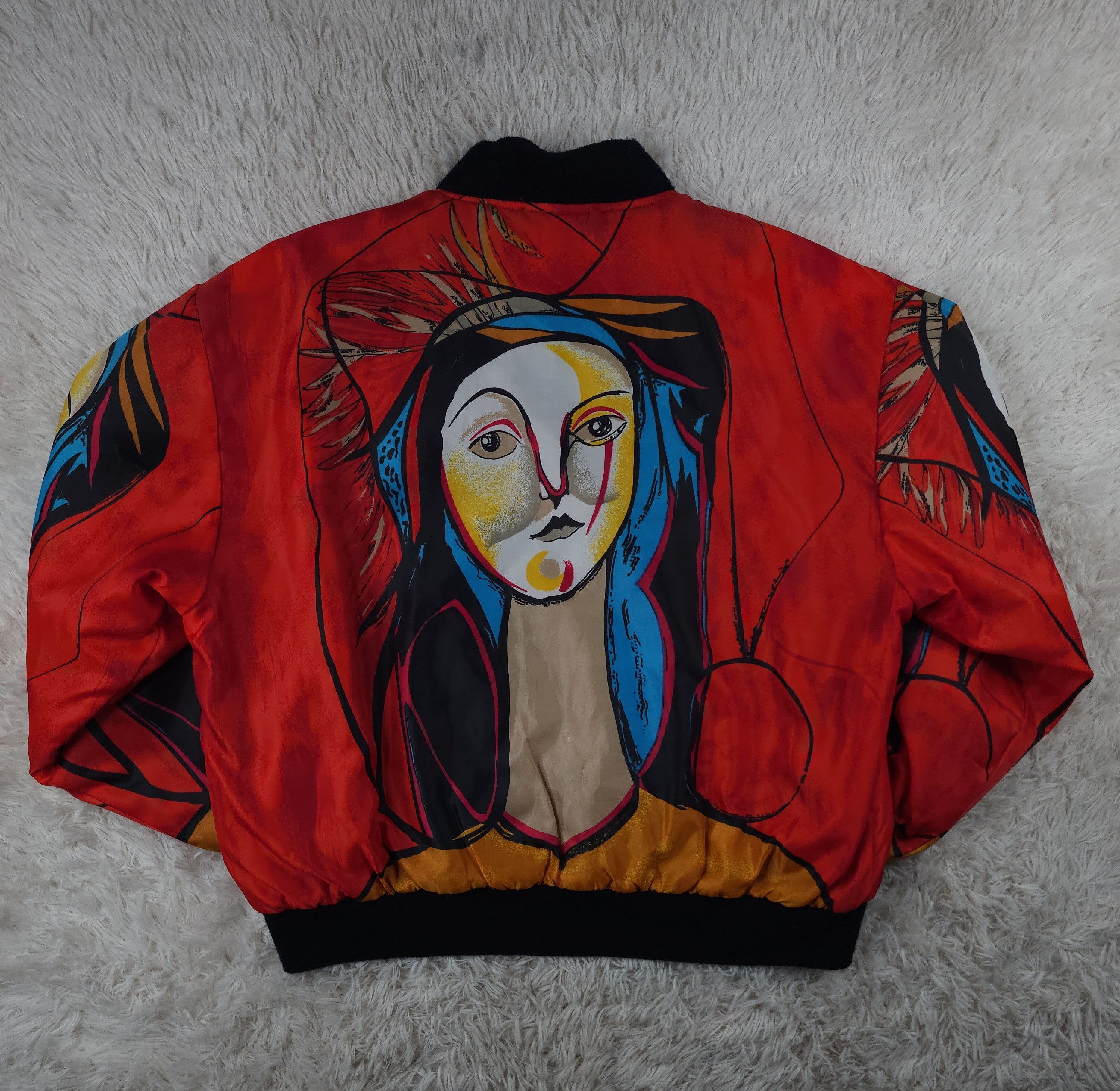 Vintage Vintage Braetan artistic print bomber jacket Size US M / EU 48-50 / 2 - 6 Thumbnail