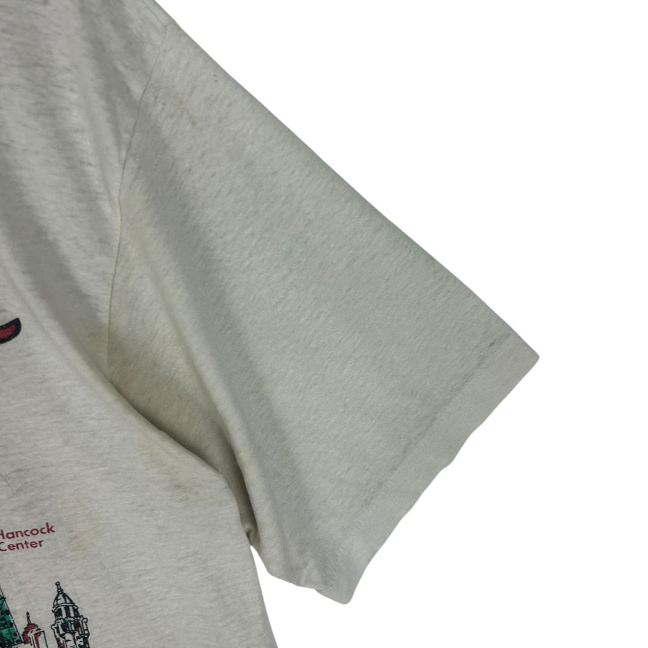Vintage Vintage 90s Chicago Art Graphic T-shirt / White Size L Size US L / EU 52-54 / 3 - 3 Thumbnail