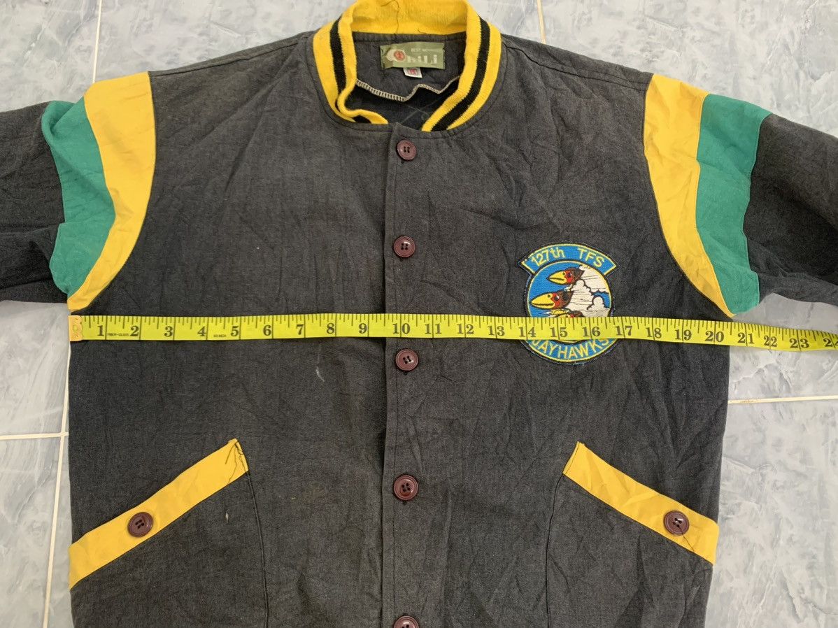 Japanese Brand Jayhawks 127th TFS Fashion Sportswear Button Jacket Size US M / EU 48-50 / 2 - 8 Thumbnail