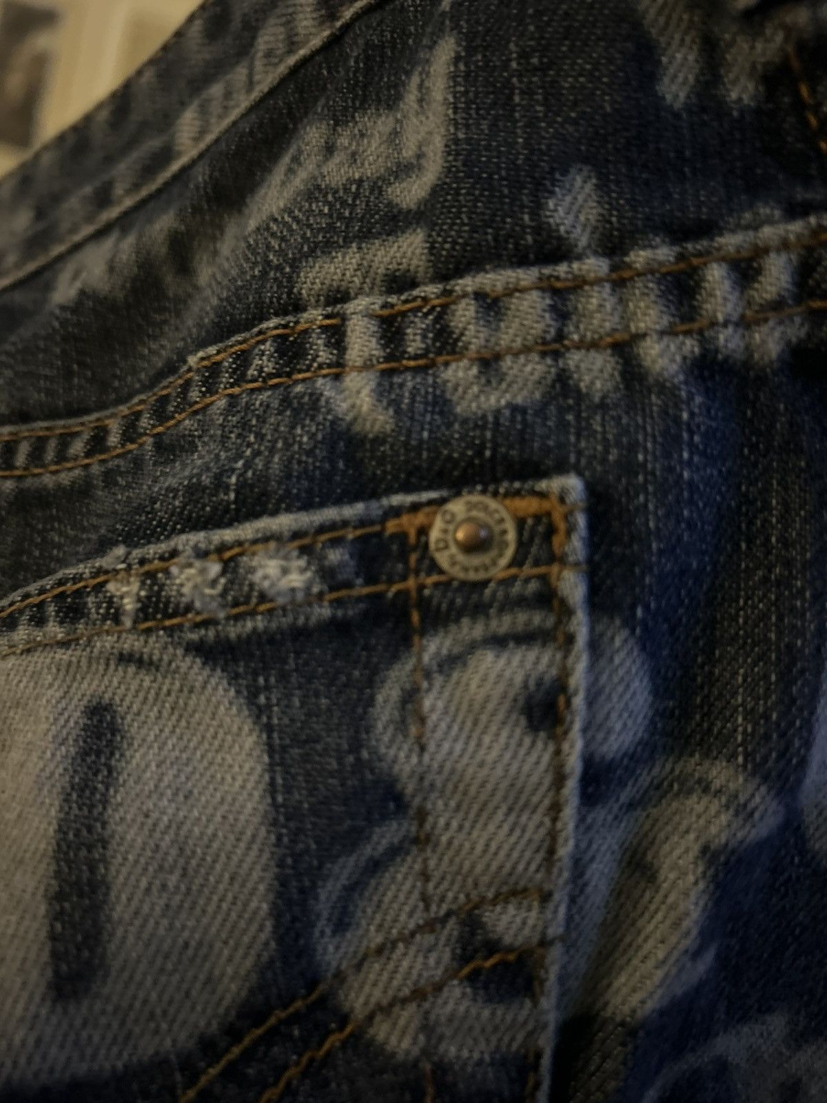 Dolce & Gabbana × Vintage D&g dolce gabbana graffiti jeans Size US 31 - 6 Thumbnail
