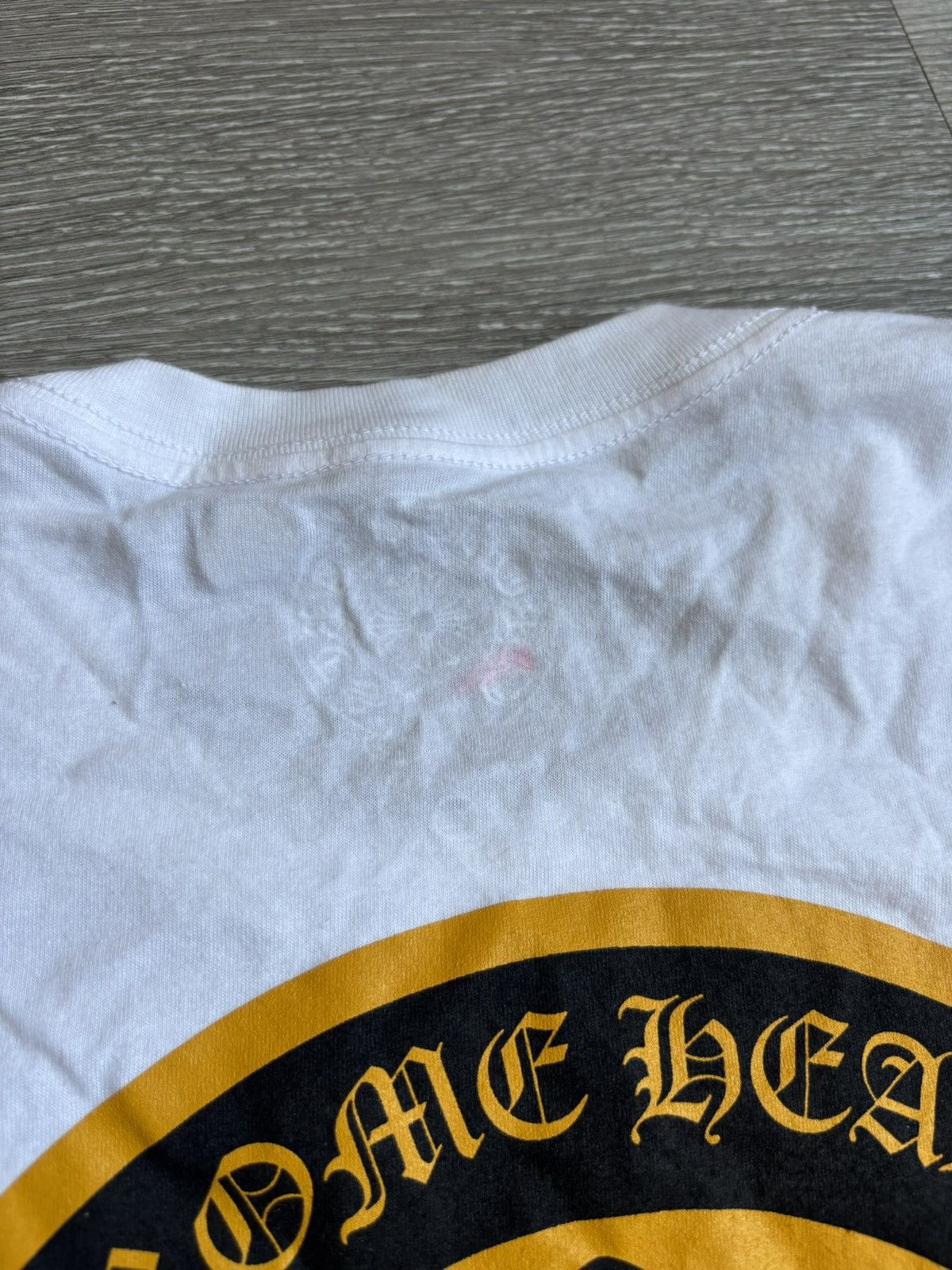 Chrome Hearts Chrome Hearts Yellow Cross Plus White Tee Size US XL / EU 56 / 4 - 3 Thumbnail