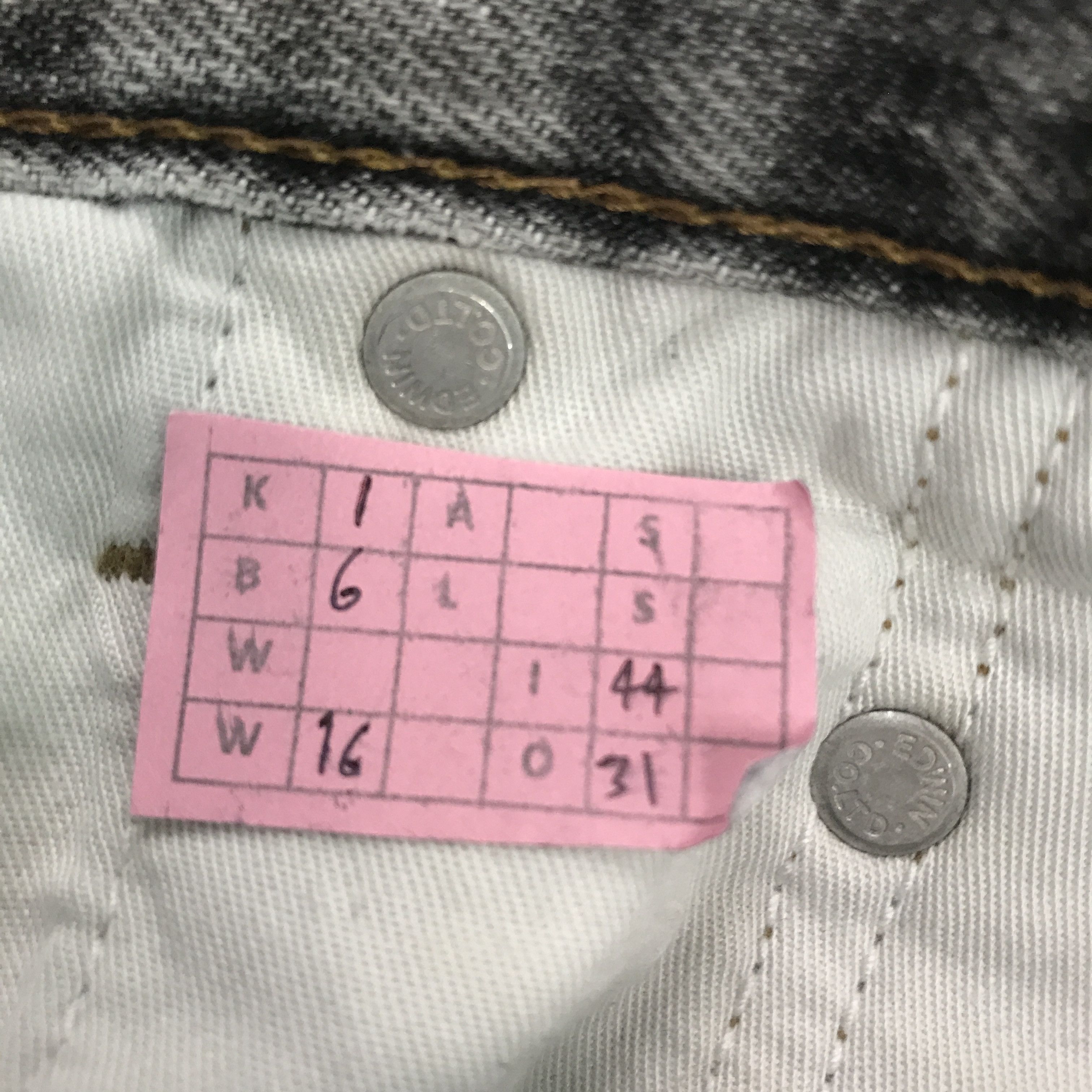 Edwin × Japanese Brand Rare Edwin 503 regular Style distressed jeans pants Size US 32 / EU 48 - 10 Thumbnail