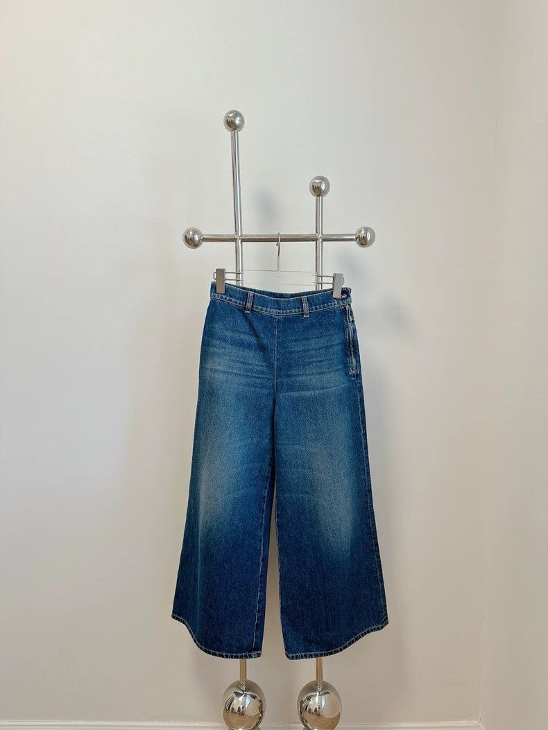 Chanel Chanel 24k wide-leg jeans Size 42" / US 20 - 1 Thumbnail