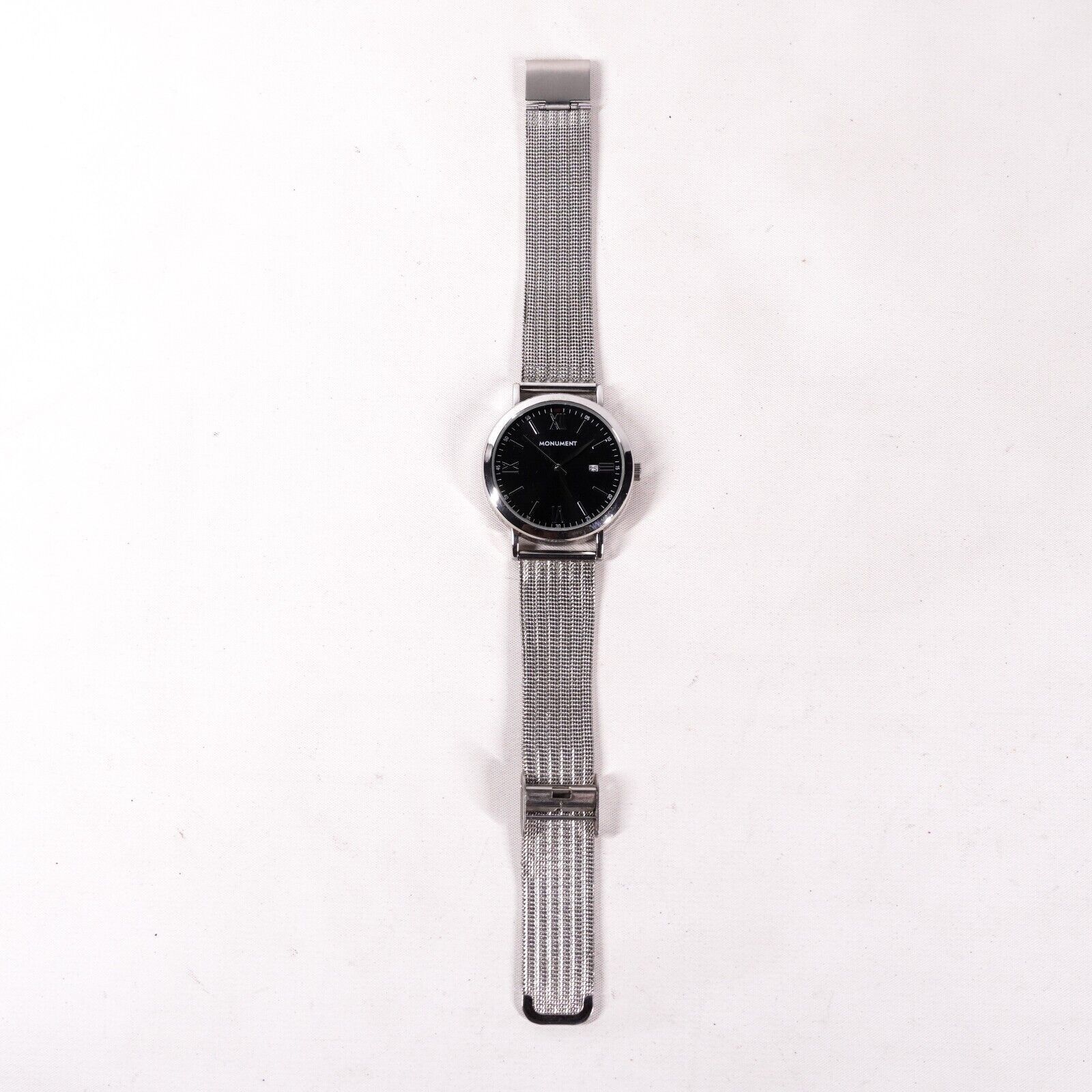 Other 10" Monument Metal Wrist Watch Silver Japanese Quartz Size ONE SIZE - 6 Thumbnail