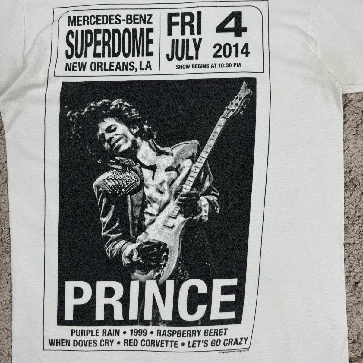 Band Tees Vintage Prince Poster Concert T-shirt Size US M / EU 48-50 / 2 - 6 Thumbnail