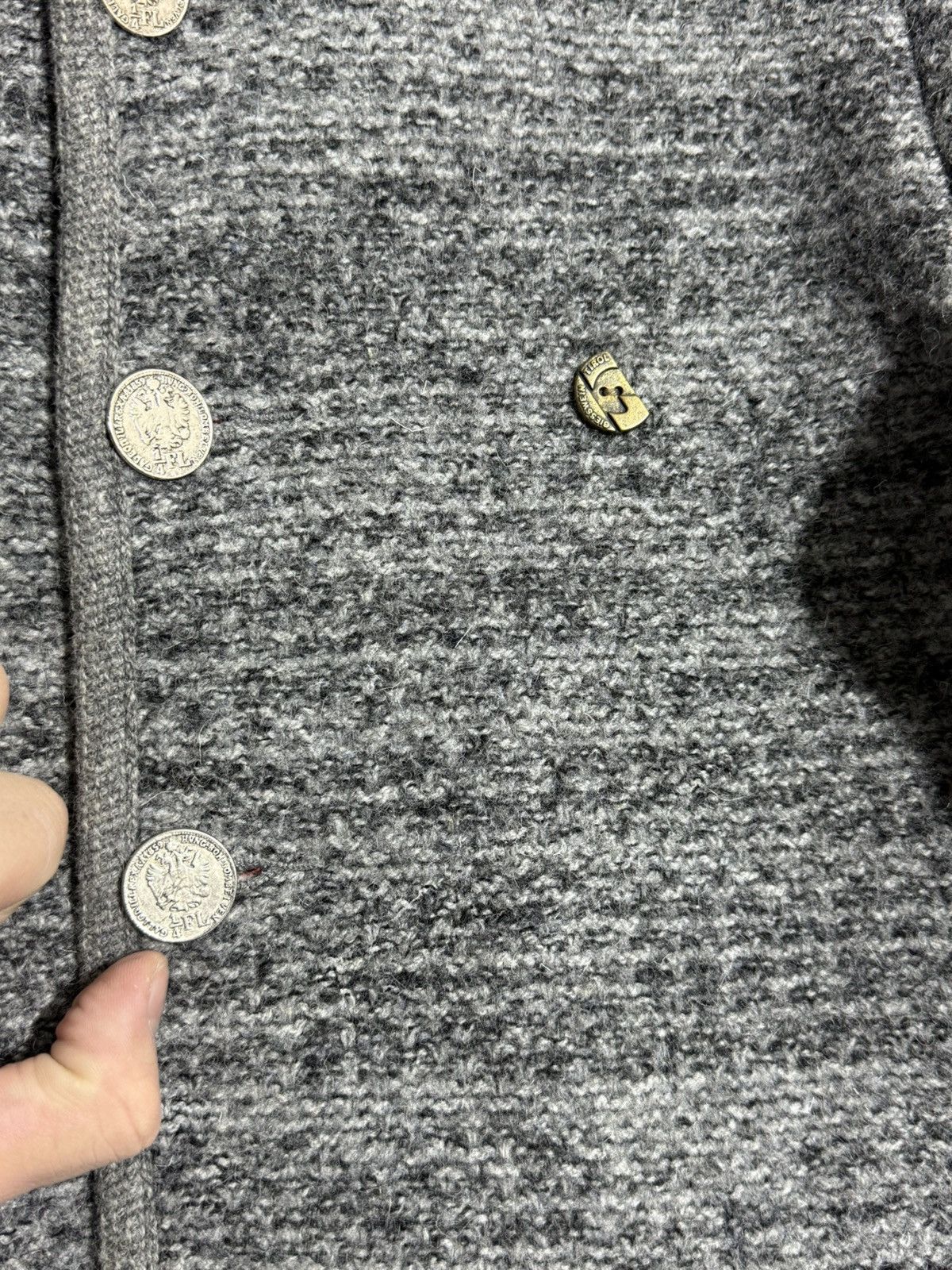 GIESSWEIN Vintage Gisswein Tirol Wool Knit blazer size 48 Size 48R - 7 Thumbnail