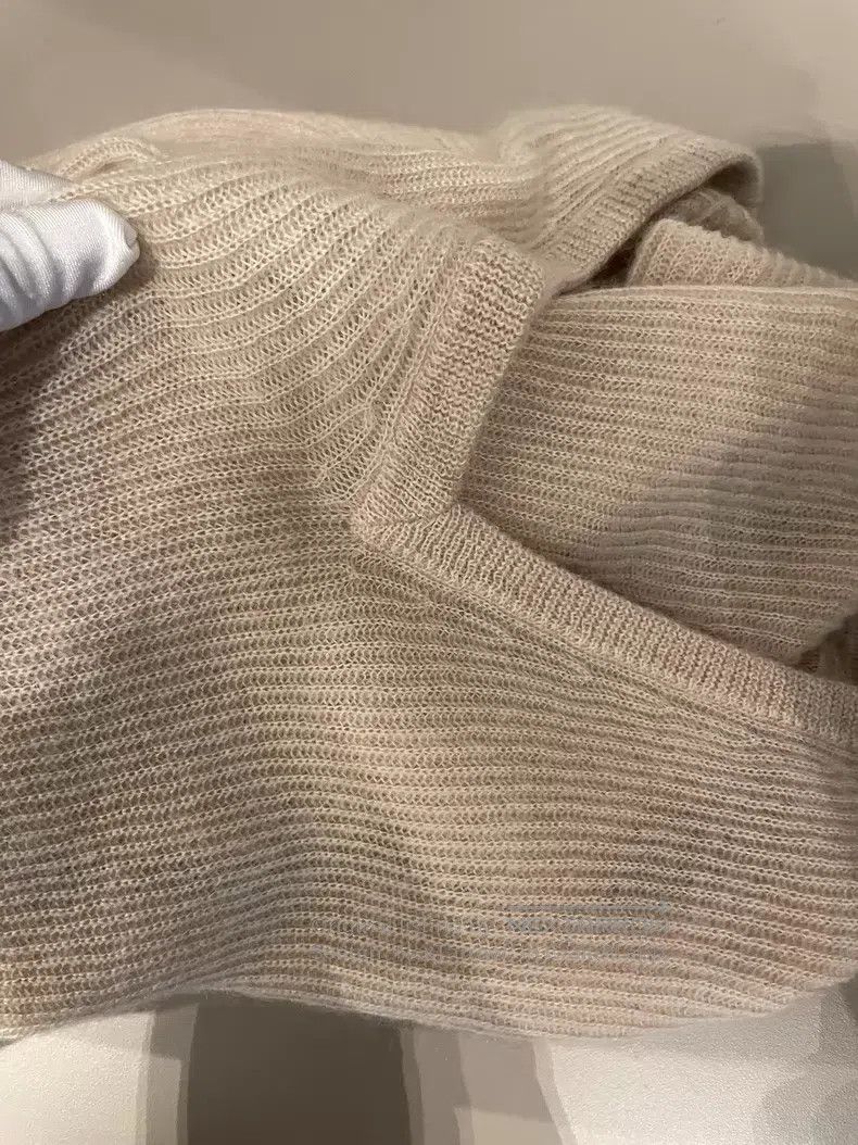 Brunello Cucinelli Brunello Cucinelli Nude pink nylon mohair sweater Size M / US 6-8 / IT 42-44 - 9 Thumbnail