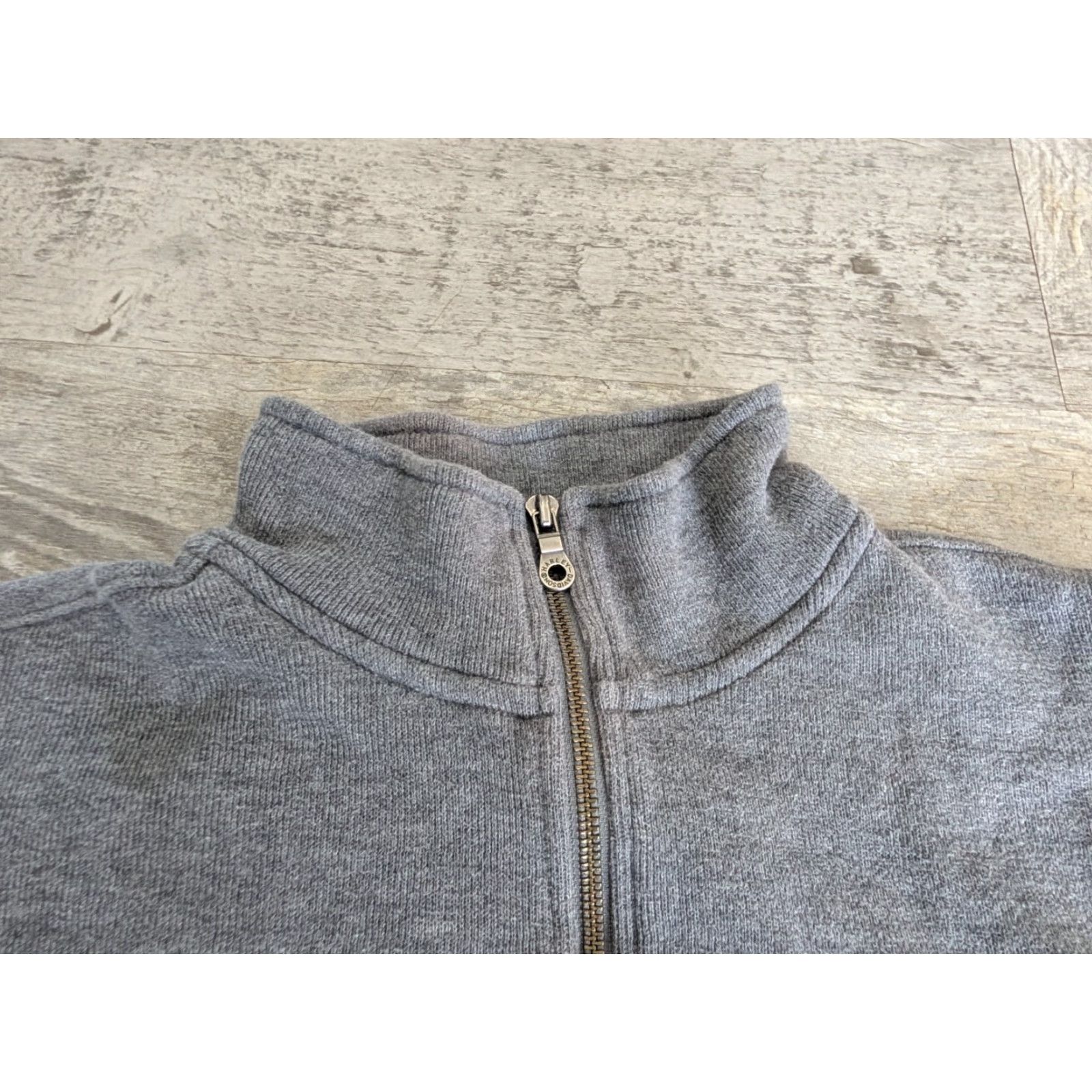 Harley Davidson VINTAGE Harley-Davidson Pullover 1/4 Zip Thermal Waffle Sweater M Gray Knit Logo Shirt Mens Size US M / EU 48-50 / 2 - 7 Thumbnail