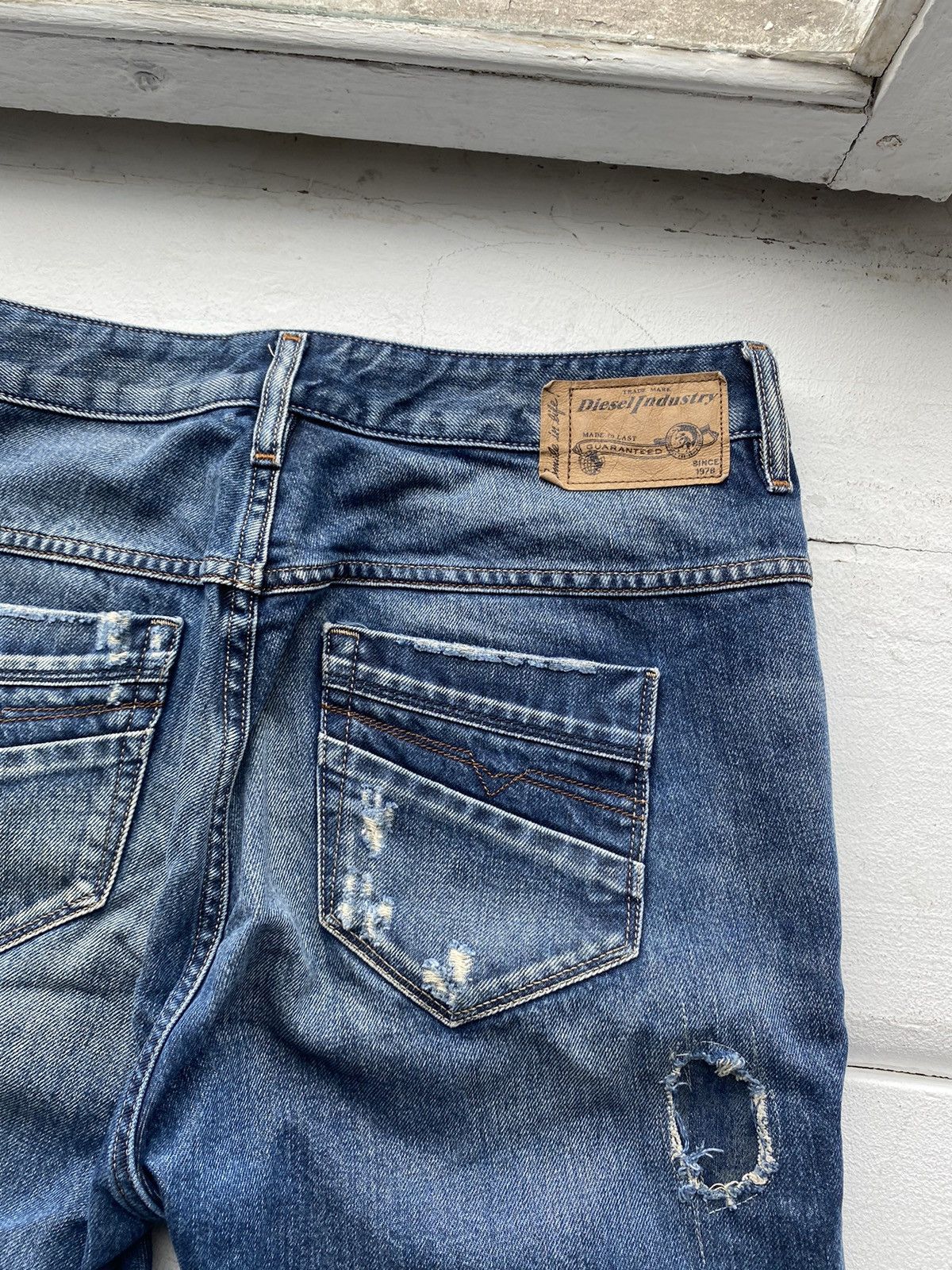 Diesel × Vintage 🔥Distressed Diesel Punk Opium Gothic Japanese Jeans Y2k Size US 29 - 15 Thumbnail