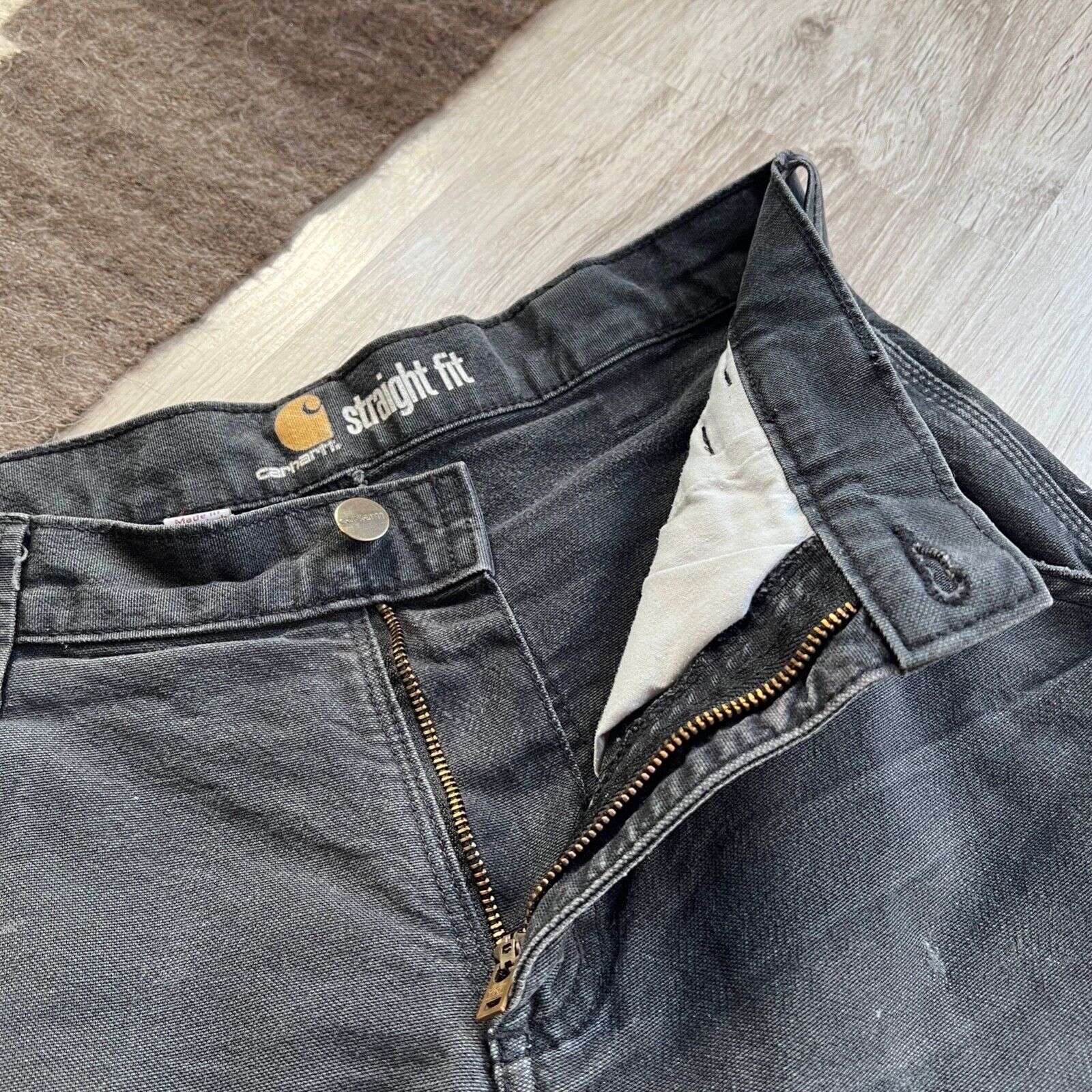 Carhartt Carhartt Distressed Straight Fit Single Knee Pants 8764AC Size 32" / US 10 / IT 46 - 5 Thumbnail