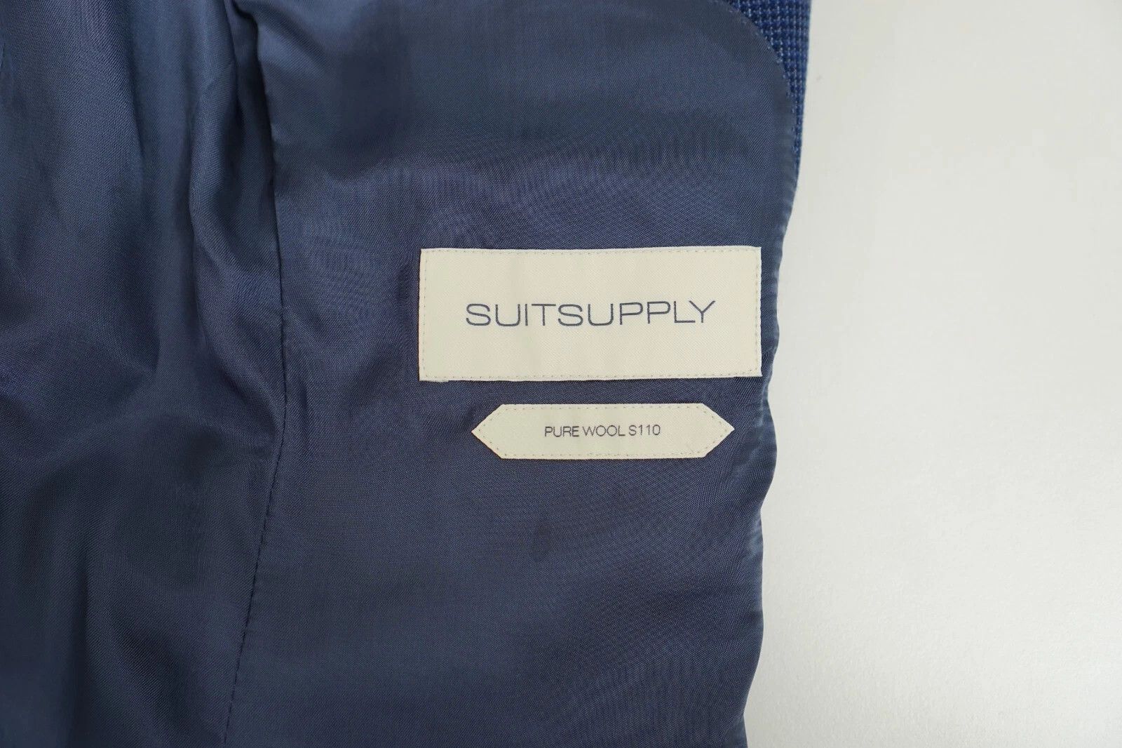 Men Suitsupply Blazer Napoli Pure Wool S110 Reda Blue US36