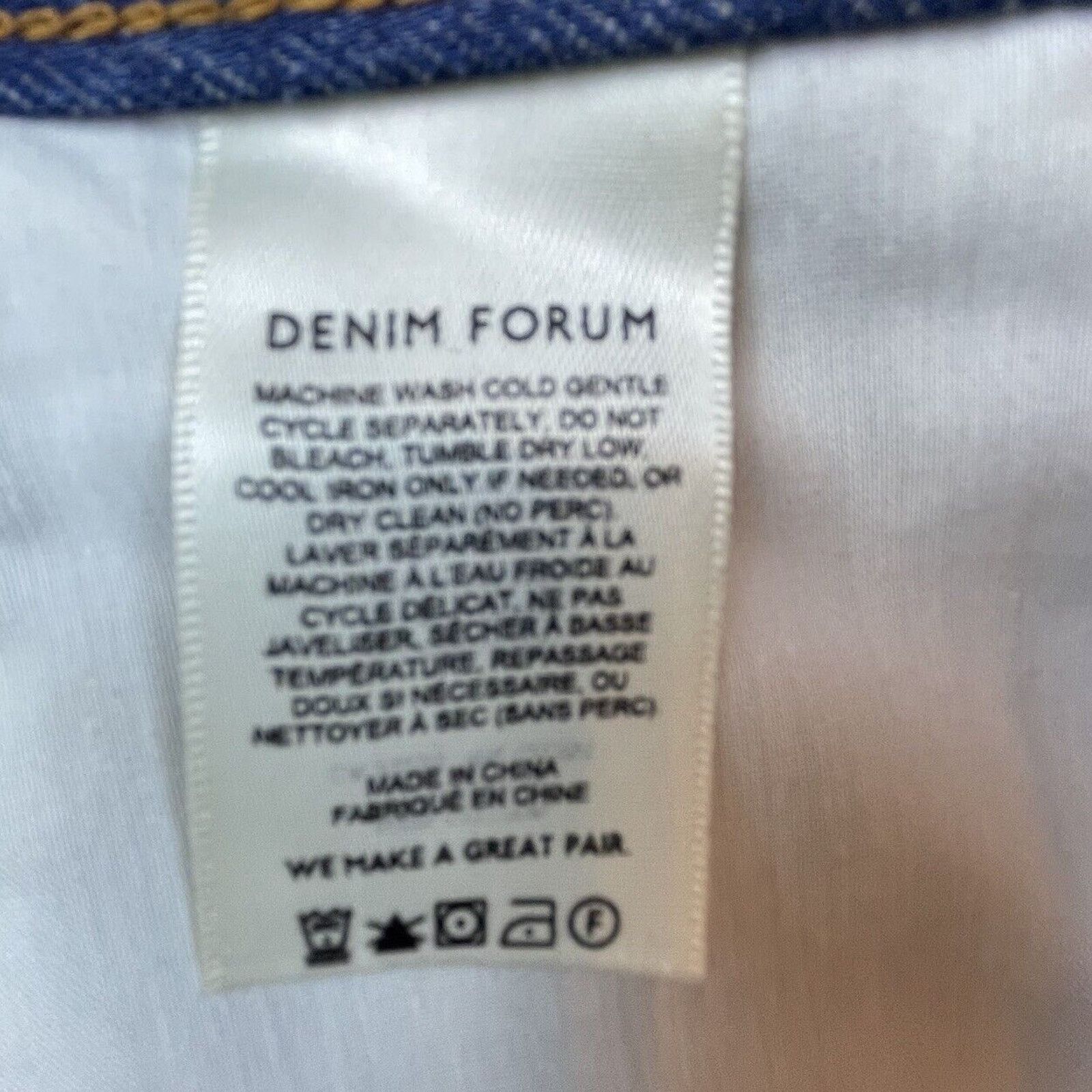 Aritzia Aritzia Denim Forum Jeans Womens 31 Luanne Tapered Barrel Size 31" - 9 Thumbnail