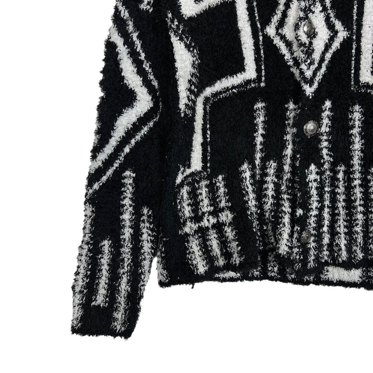 Hysteric Glamour 🔥 DIVINER TEAM RECKLESS LIFE FLEECE KNITTED CARDIGAN Size US M / EU 48-50 / 2 - 7 Thumbnail