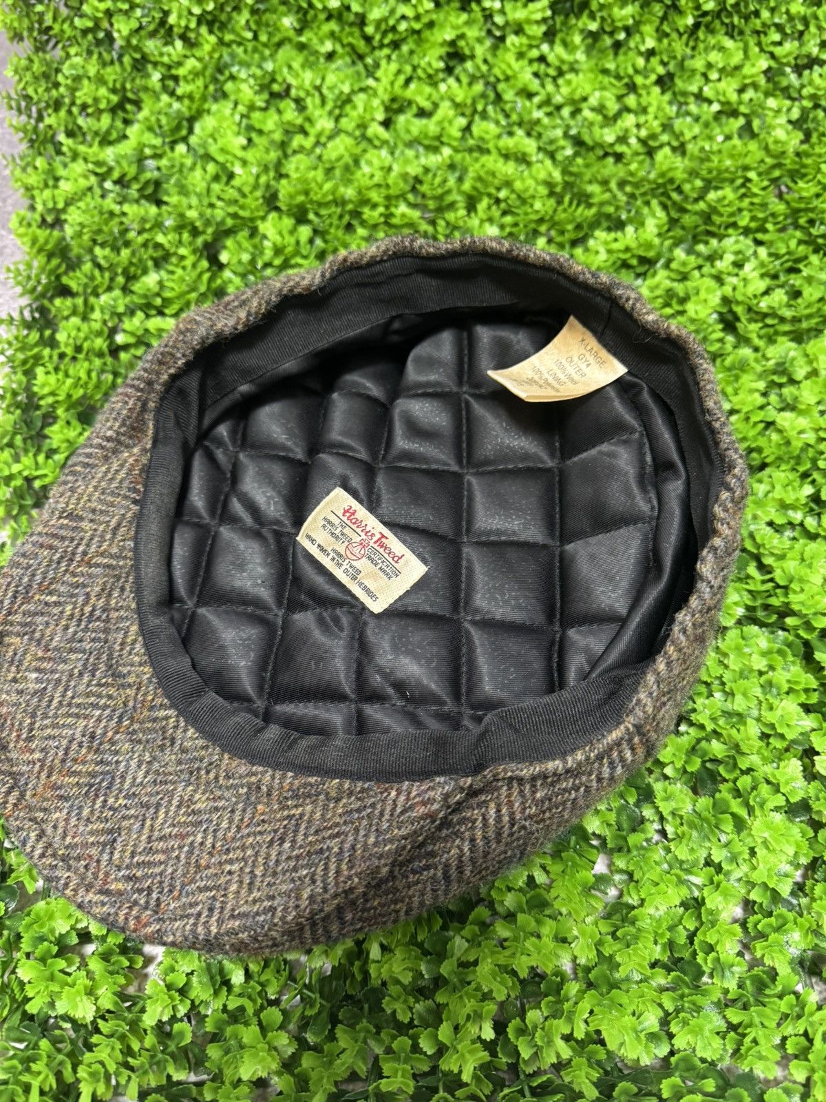 Harris Tweed Vintage Harris Tweed Wool Flat Hat Made in Scotland Size ONE SIZE - 5 Thumbnail
