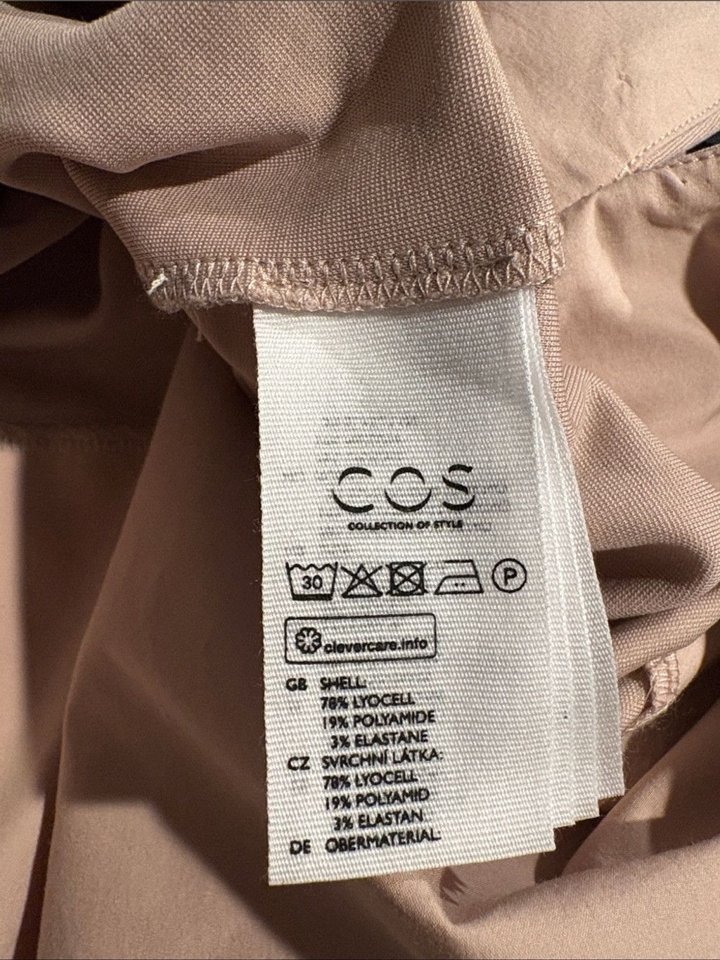 Cos COS blush pink boatneck structured oversized tunic shift dre Size XS / US 0-2 / IT 36-38 - 8 Thumbnail
