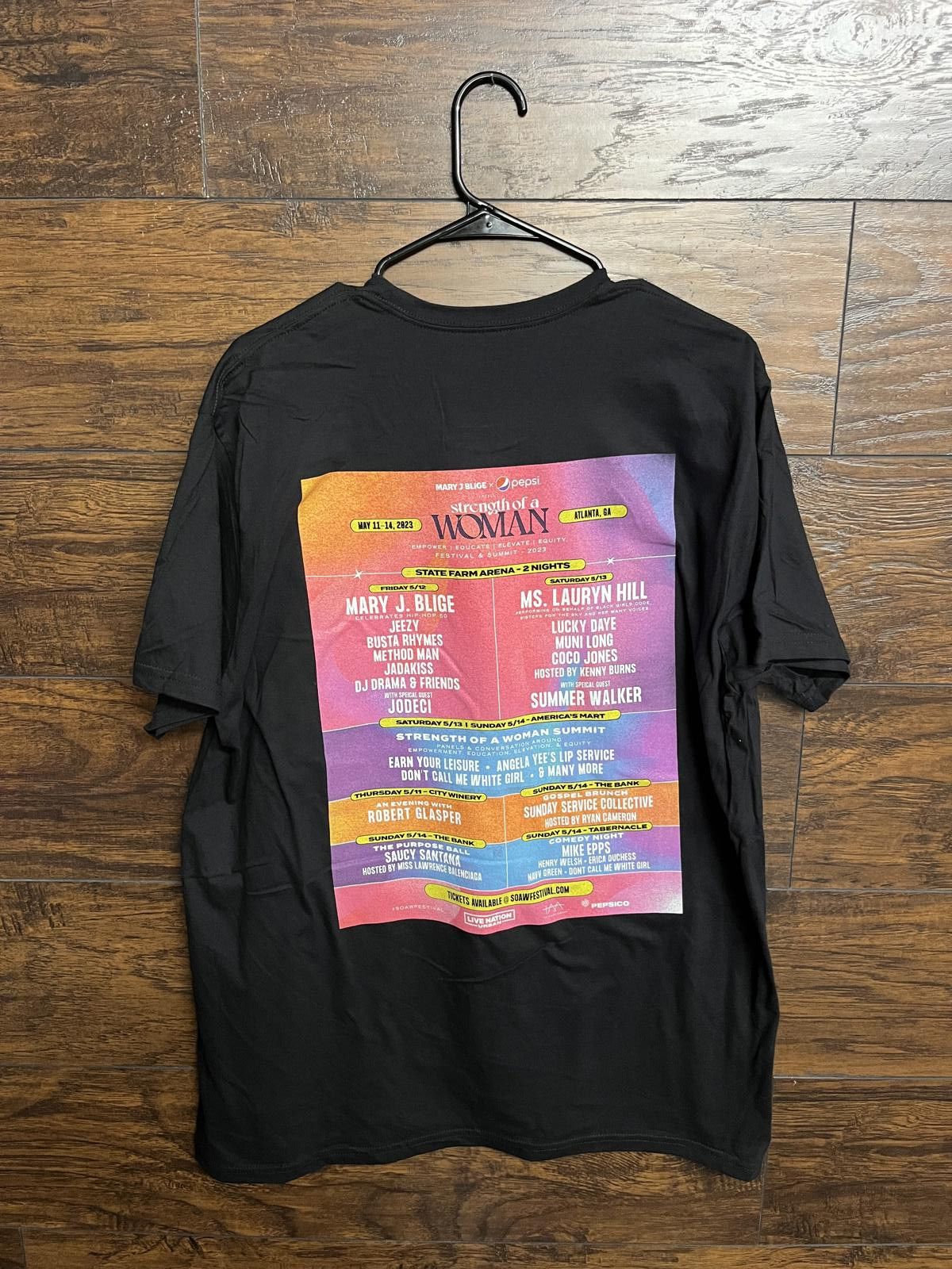Designer Mary J Blige T-shirt Pepsi Strength of Woman 2023 SOAW Fest Size US XL / EU 56 / 4 - 2 Thumbnail