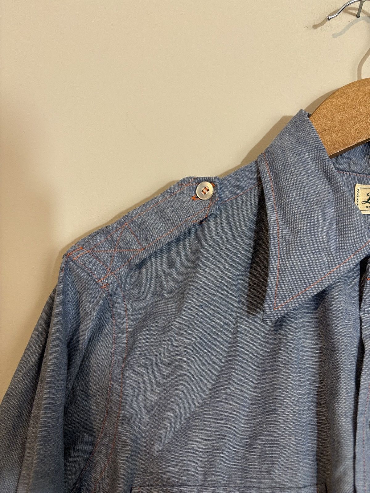 L.L. Bean Vintage L.L. Bean 70s Button Up Shirt Size US L / EU 52-54 / 3 - 3 Thumbnail