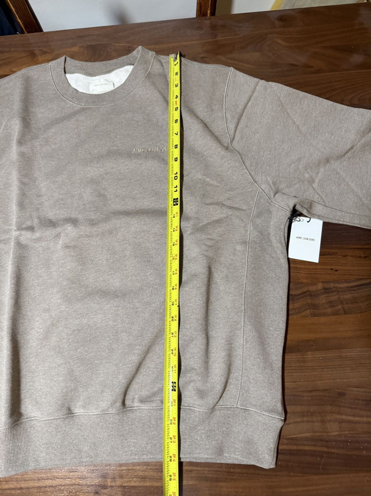Aime Leon Dore Aime Leon Dore Aimé Tonal Logo Camel Melange Crewneck XXL Size US XXL / EU 58 / 5 - 6 Thumbnail