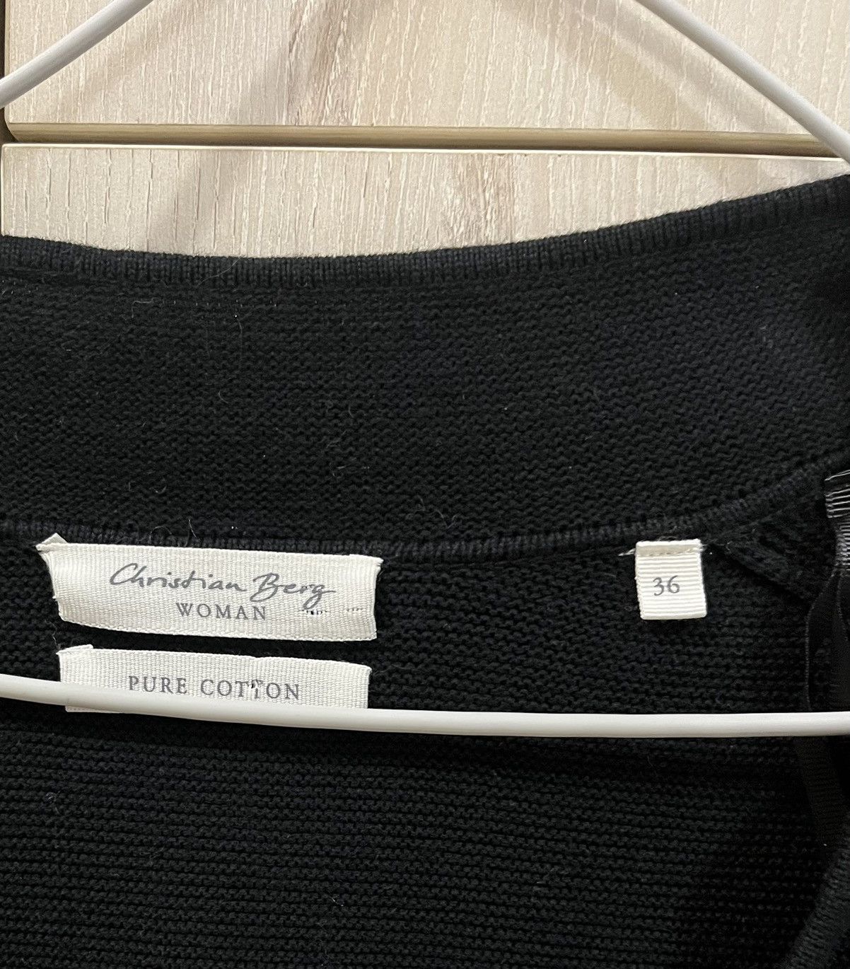 Vintage Black cardigan 100% cotton Size S / US 4 / IT 40 - 3 Thumbnail