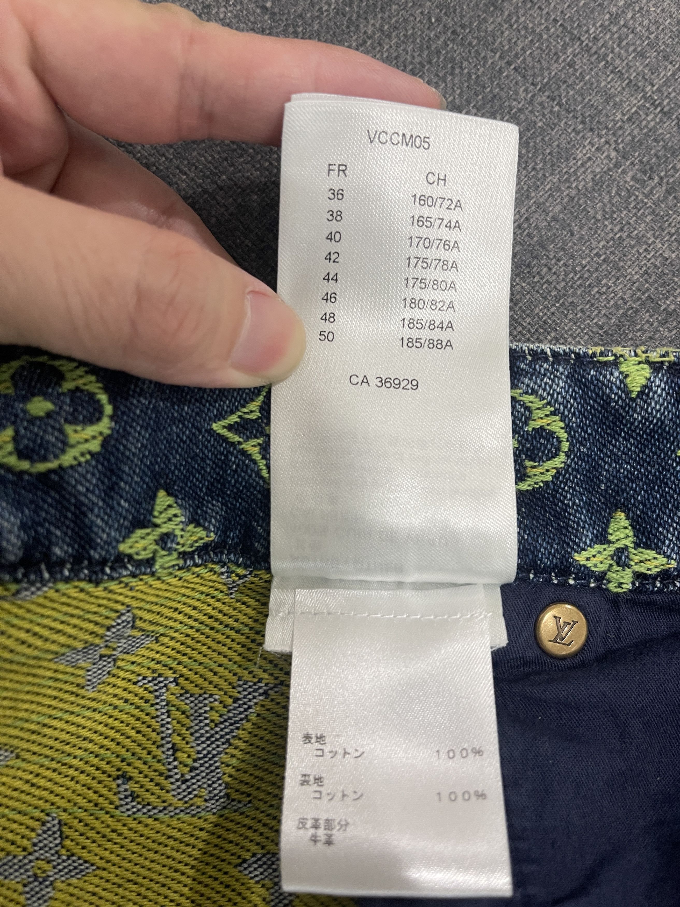 Louis Vuitton Louis Vuitton Rainbow Monogram Denim Shorts Size US 29 - 11 Thumbnail