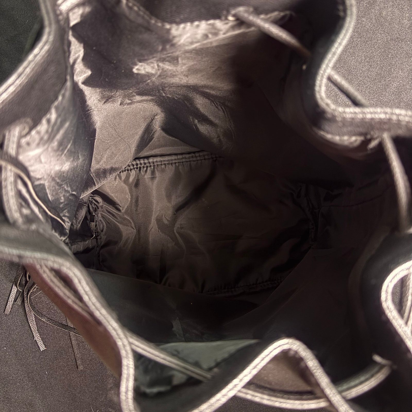Victoria's Secret Black Victoria's Secret Drawstring Backpack Size ONE SIZE - 3 Thumbnail