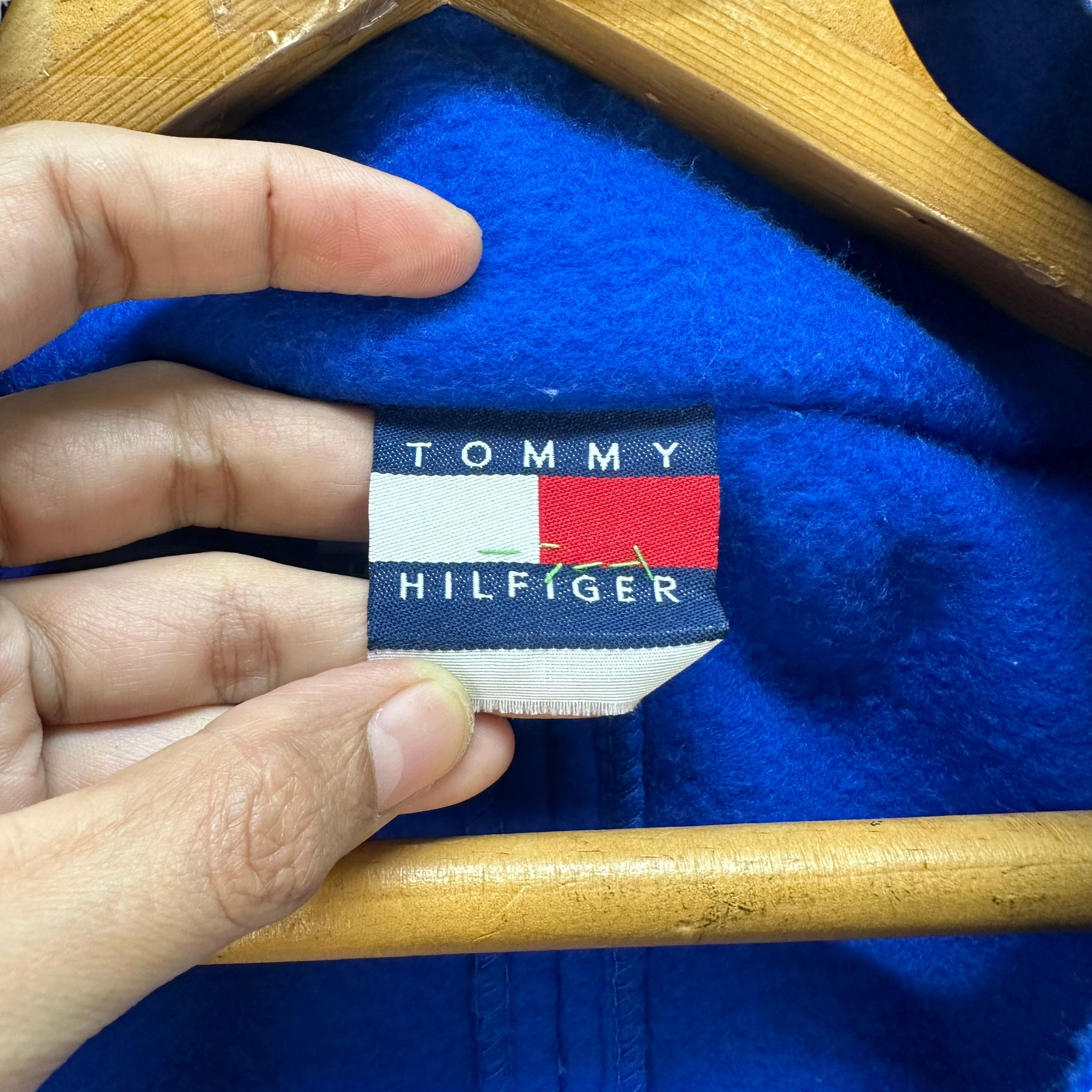 Tommy Hilfiger TOMMY HILFIGER SIGNATURE PULLOVER FLEECE JUMPER #7609-157 Size US L / EU 52-54 / 3 - 9 Thumbnail