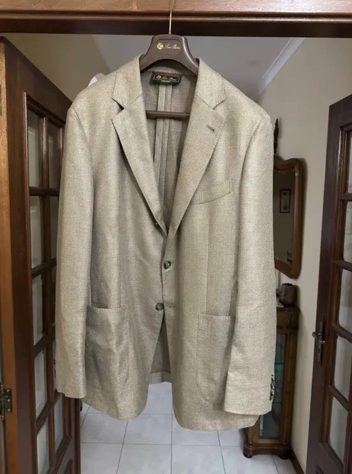 Loro Piana LORO PIANA Men's cashmere jacket Size US XXL / EU 58 / 5 - 2 Thumbnail