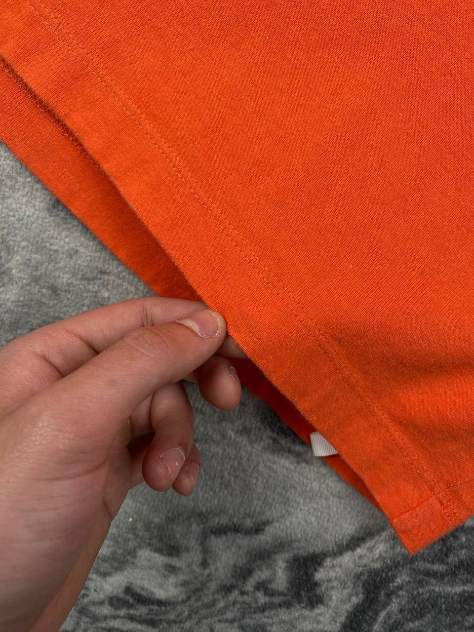 Off-White Off-White Workers T-Shirt Big Logo Men Size M Orange Size US M / EU 48-50 / 2 - 3 Thumbnail