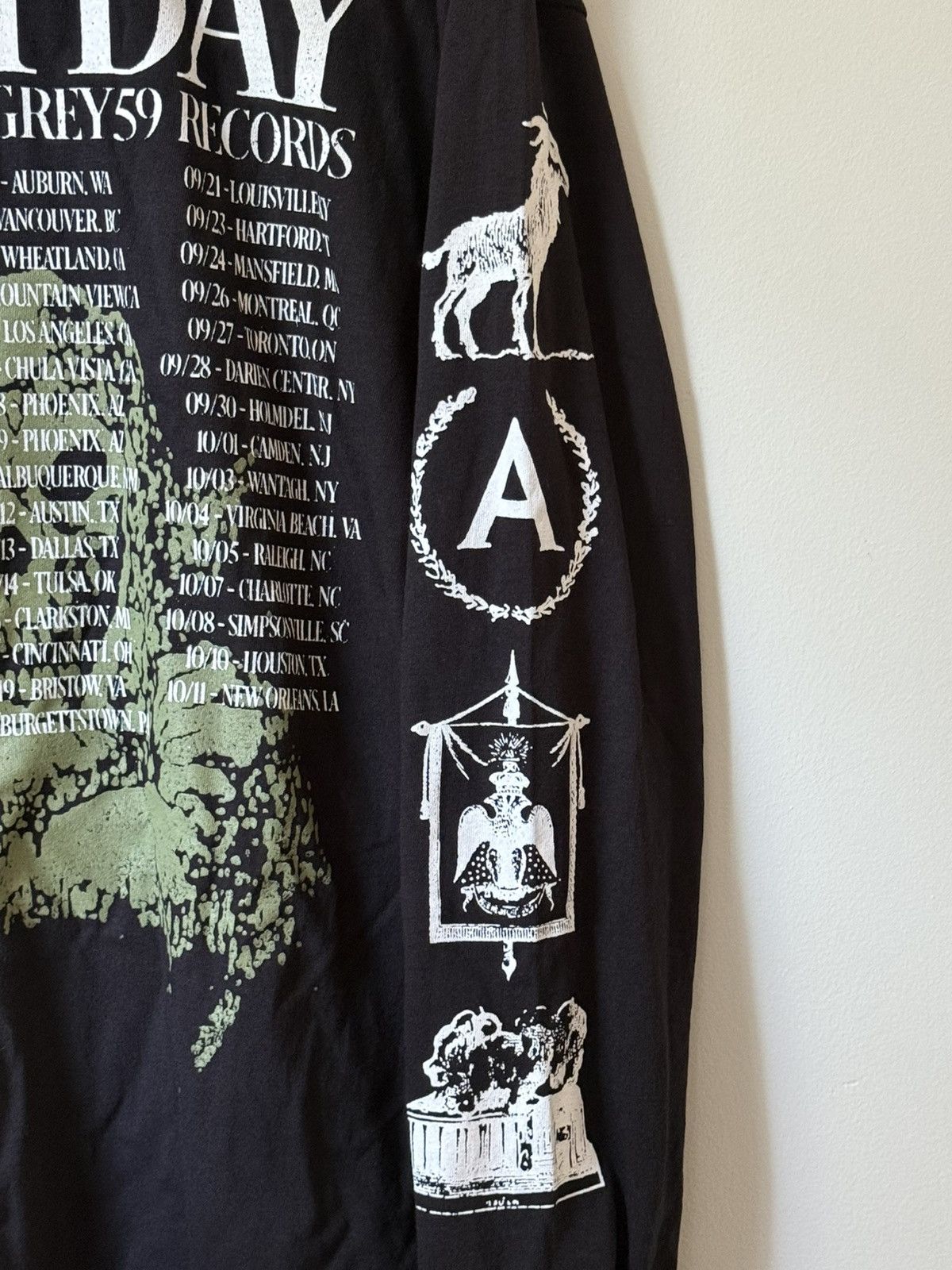 G59 Records SuicideBoys Grey Dey 2025 Long Sleeve Ritual Shirt Size US XL / EU 56 / 4 - 6 Thumbnail