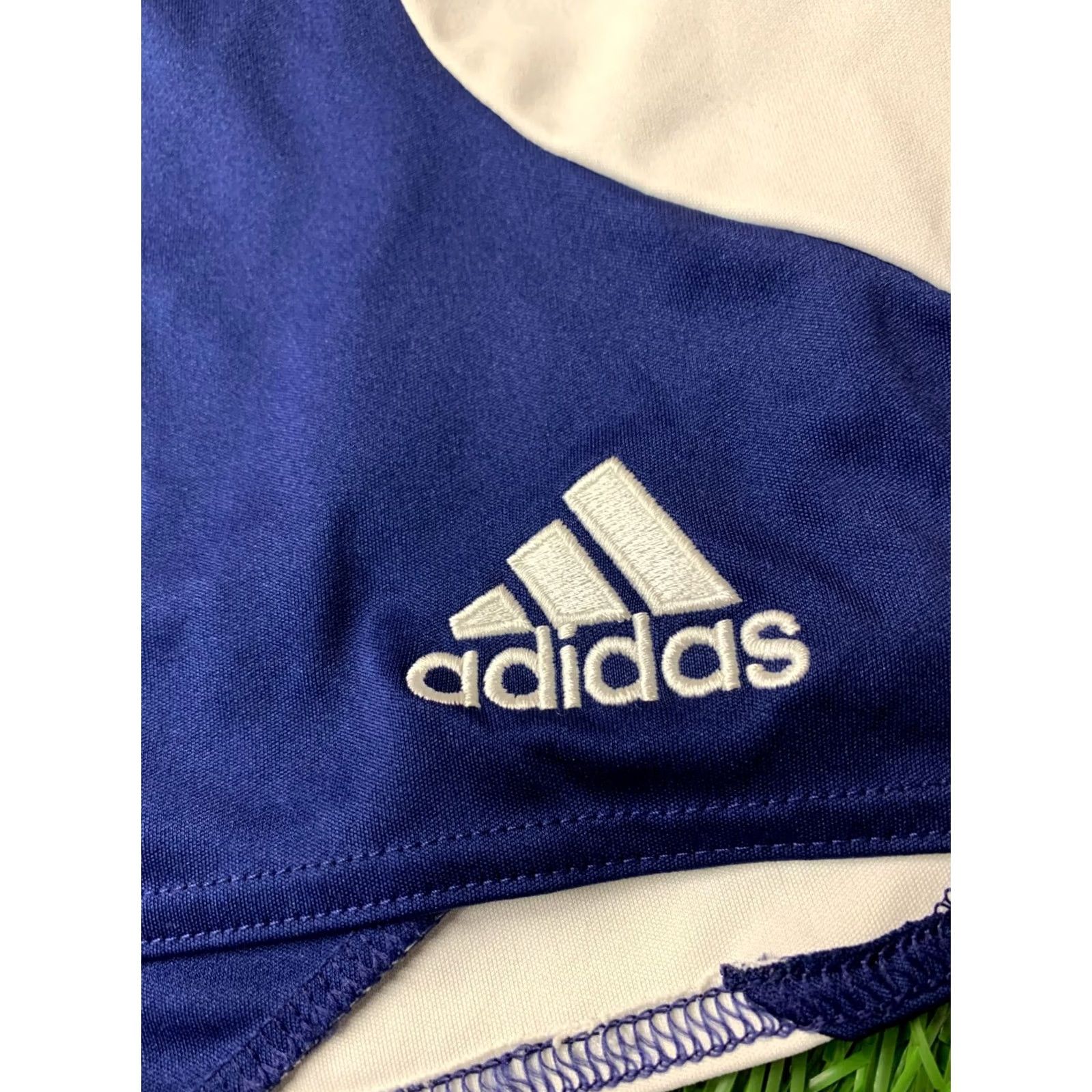 Adidas ADIDAS FOOTBALL SHORTS CLIMALITE 2018 MENS S NAVY BLUE AND WHITE SHORTS Regular Fit Size S Training Size US 29 - 2 Thumbnail