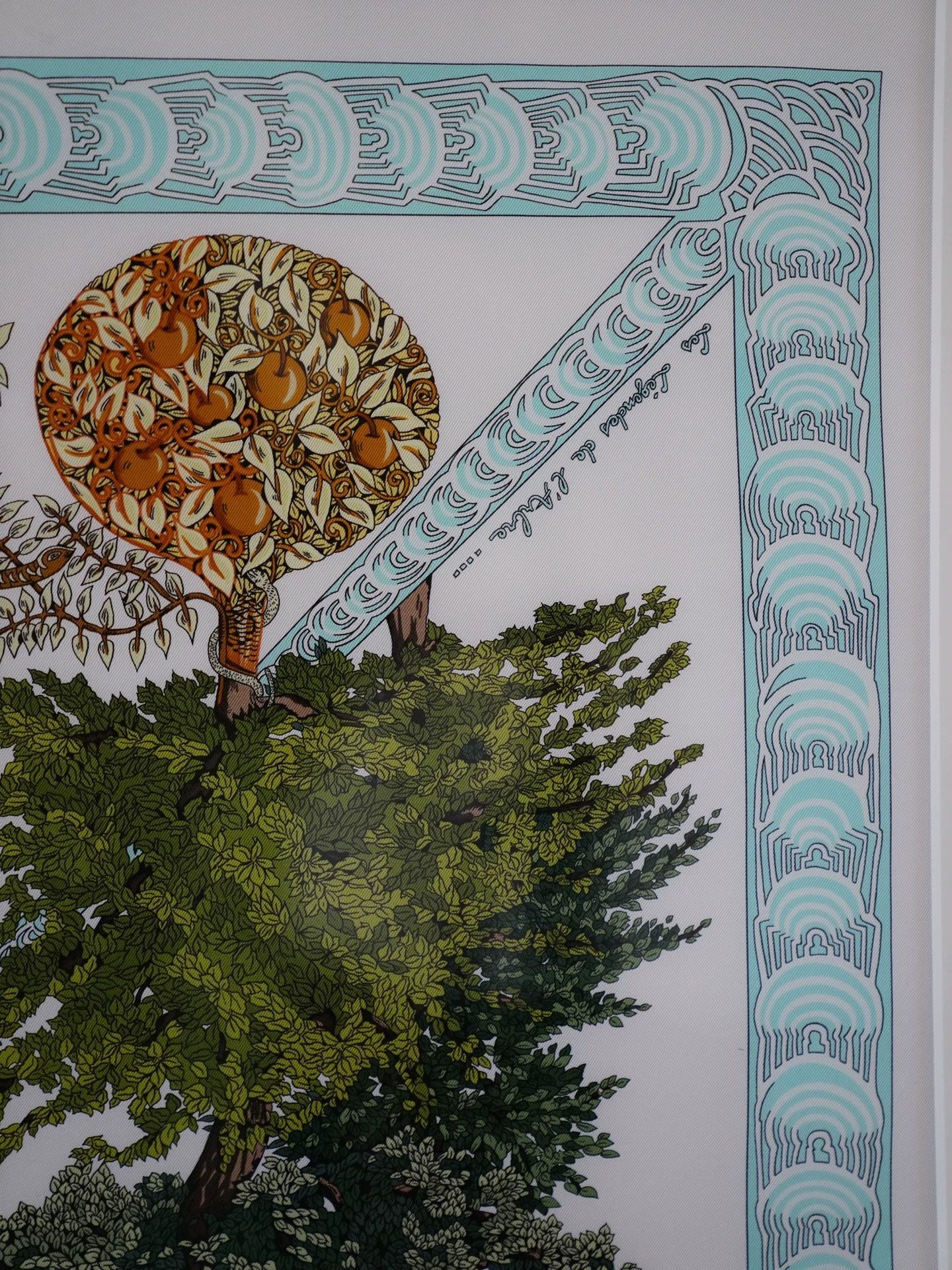 Hermes Hermes 1998 Annie Faivre Silk Scarf 'Les Légendes' Size ONE SIZE - 5 Thumbnail