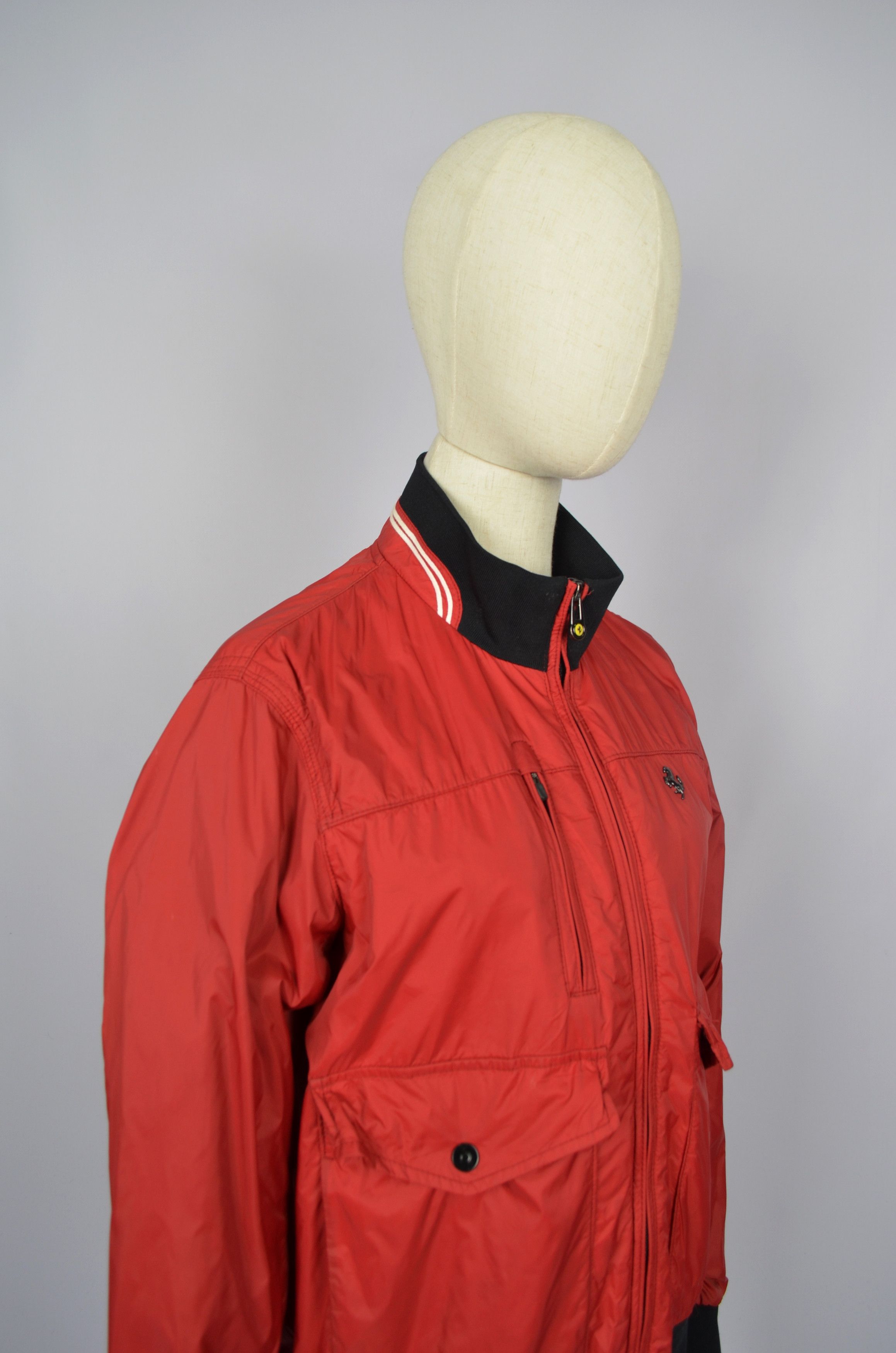 Ferrari × Formula 1 Ferrari Scuderia F1 Red Jacket Nylon Logo Tyvek Lining Sz M Size M / US 6-8 / IT 42-44 - 15 Thumbnail