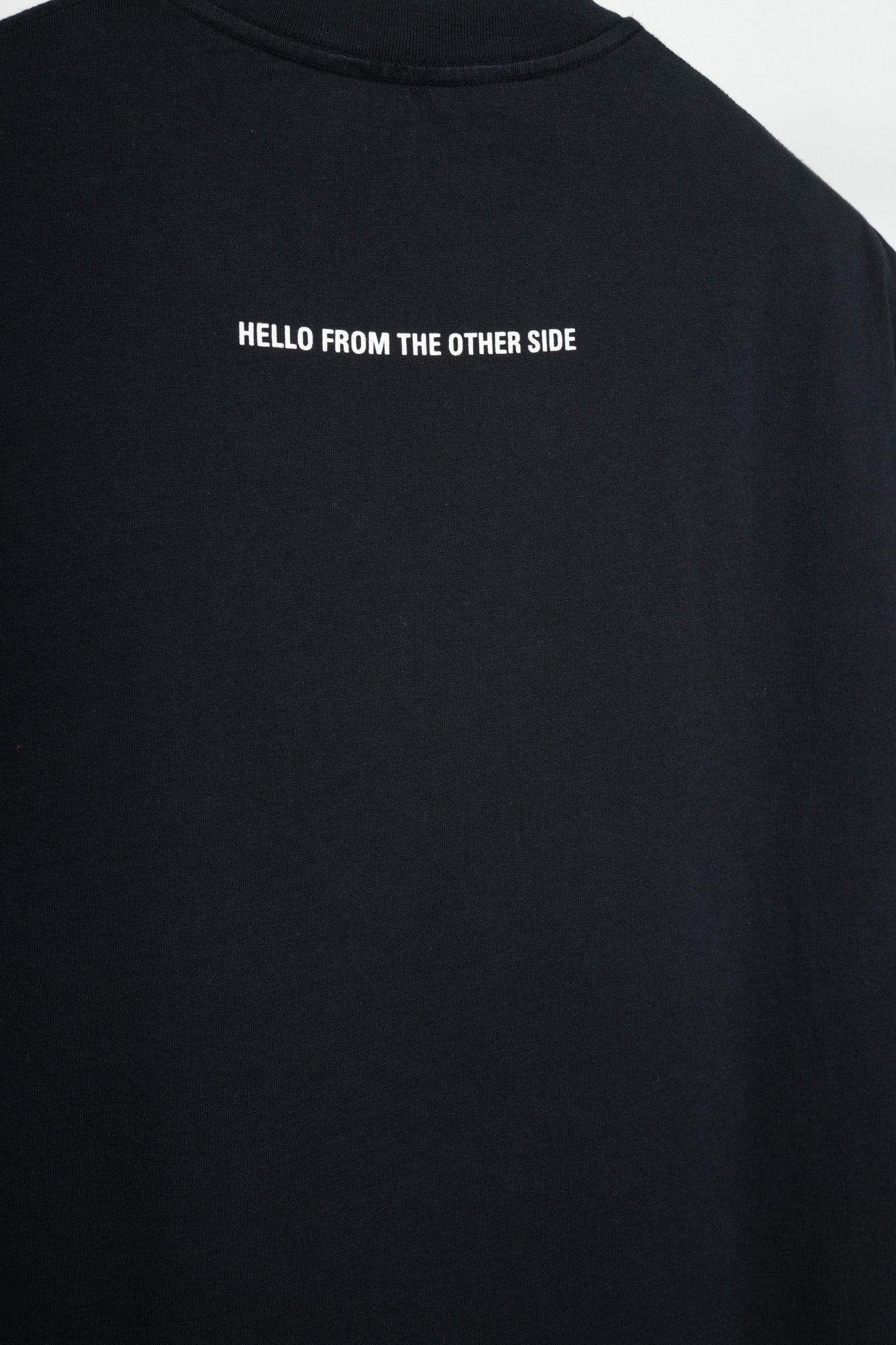 Balenciaga Balenciaga Black Alien-Graphic Distressed Cotton T-Shirt Size XS / US 0-2 / IT 36-38 - 7 Thumbnail