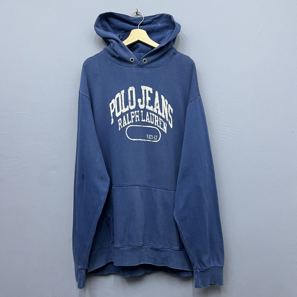 Polo Ralph Lauren Vintage Polo Jeans Ralph Lauren Hoodie Oversized Size US XXL / EU 58 / 5 - 1 Thumbnail