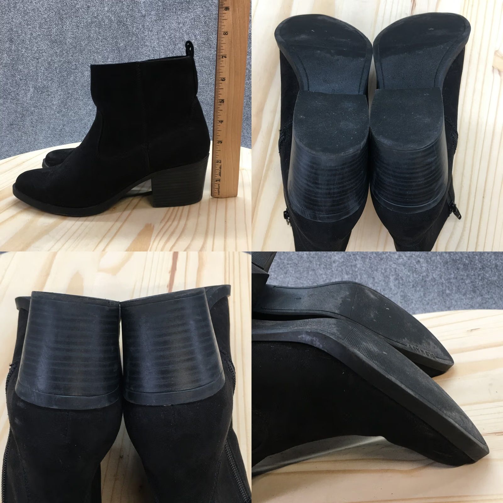 Old Navy Old Navy Chelsea Boots Womens 9 Black Suede Casual Chelsea Boot Matte Almond Toe Size US 9 / IT 39 - 9 Thumbnail