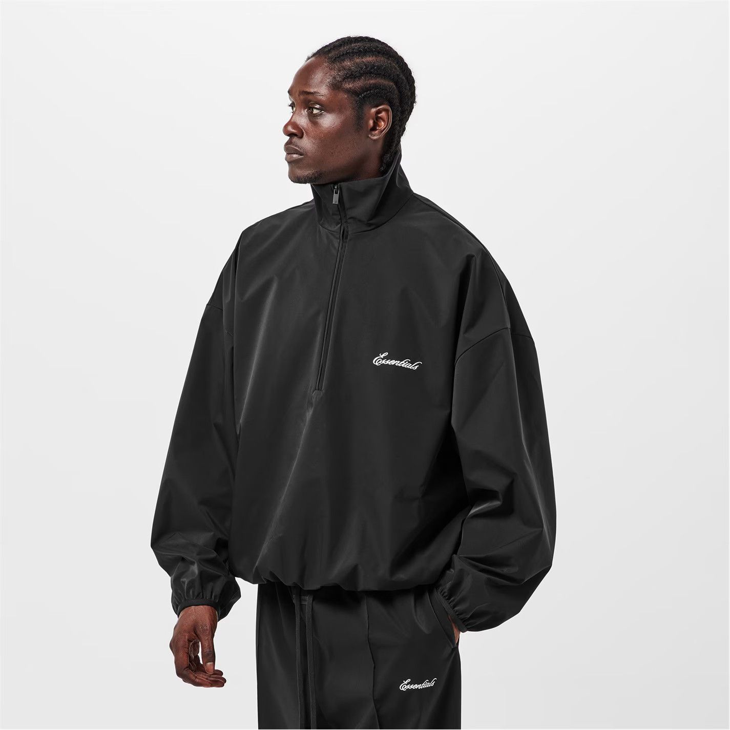 Fear of God o1g2r1mq0426 Quarter Zip Fleece Sweatshirt in Black Size US XS / EU 42 / 0 - 3 Thumbnail