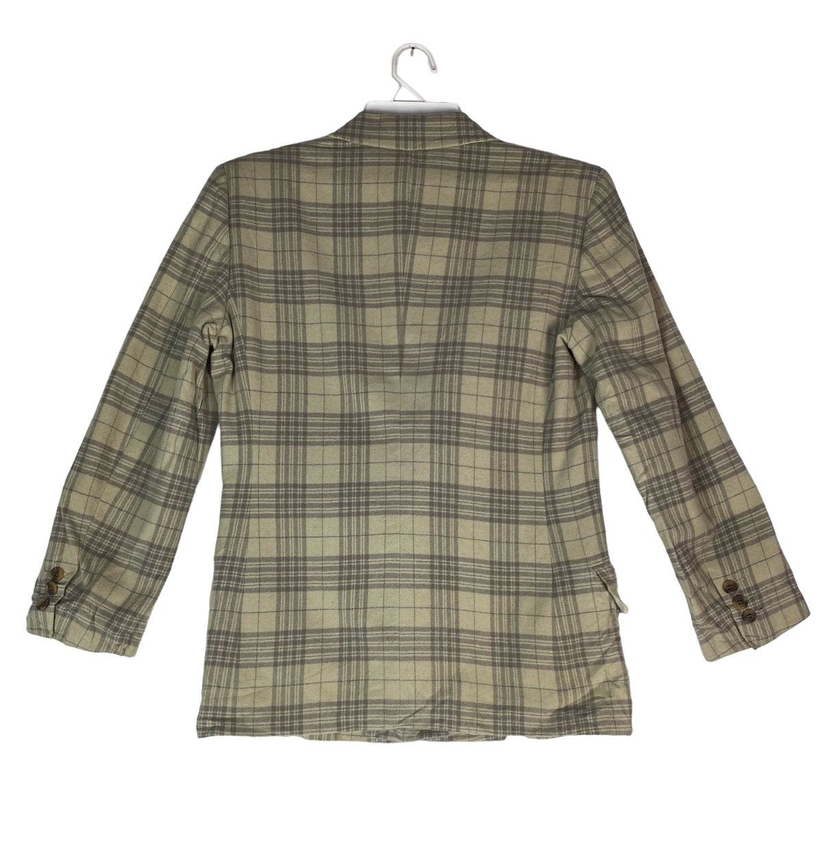 Tokio Kumagai Vtg 90s archive Tokio Kumagai tartan plaid wool coat jacket Size US M / EU 48-50 / 2 - 4 Thumbnail