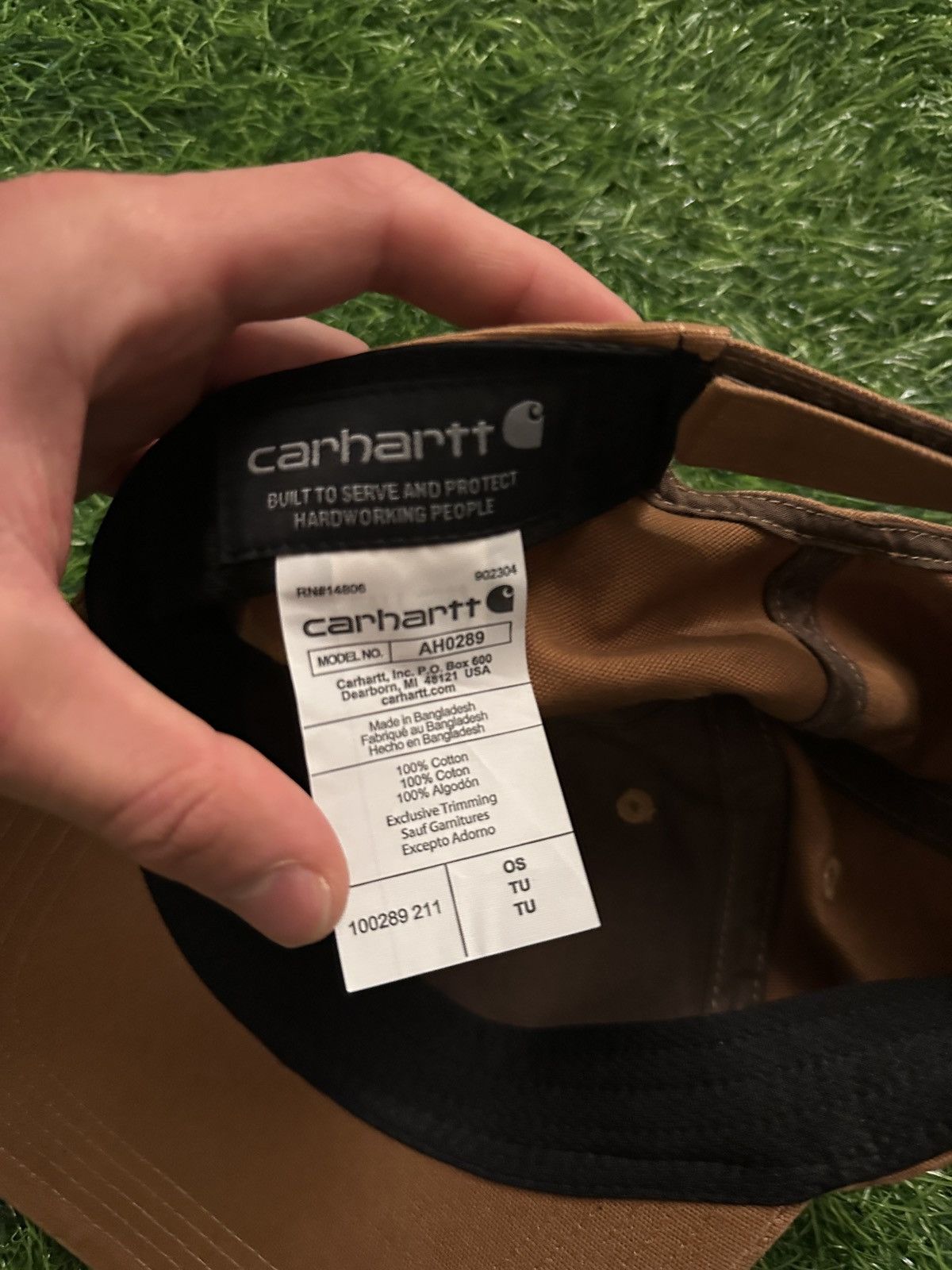 Carhartt Carhartt workwear adjustable velcro hat Size ONE SIZE - 6 Thumbnail