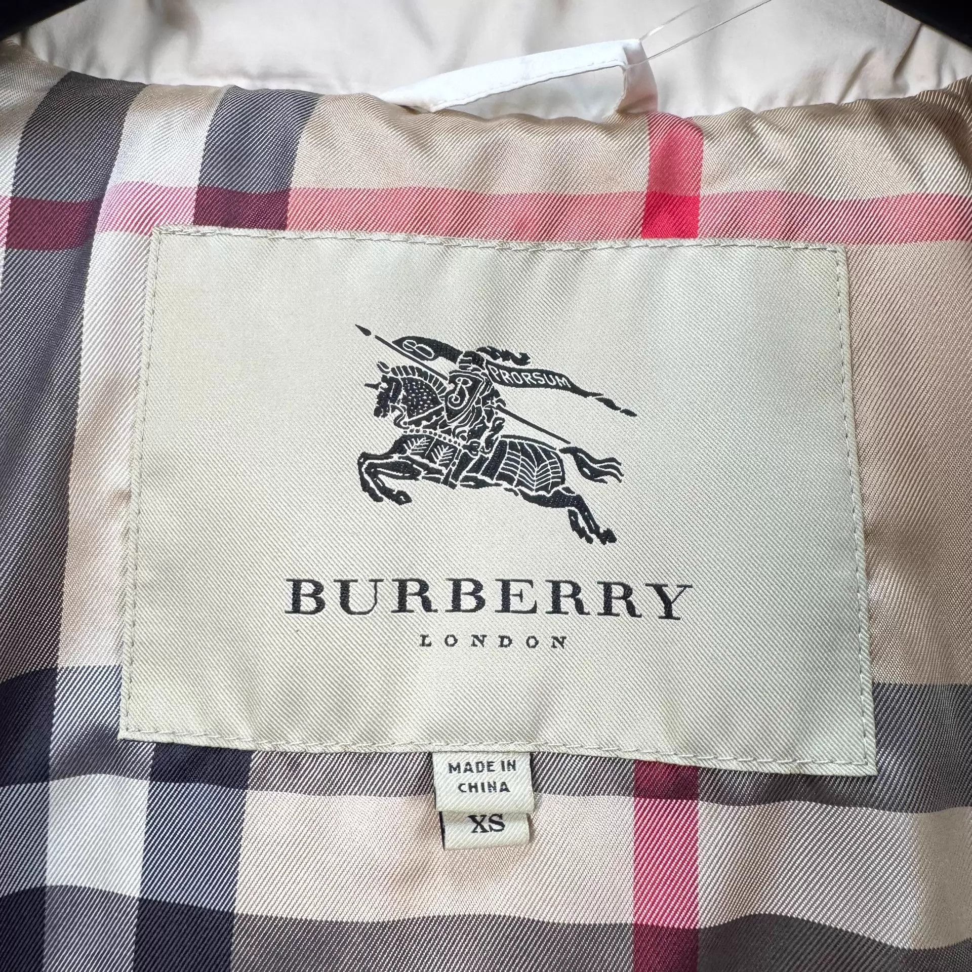 Burberry Burberry Check Down Jacket XS 98N Zipper Missing Size XS / US 0-2 / IT 36-38 - 6 Thumbnail