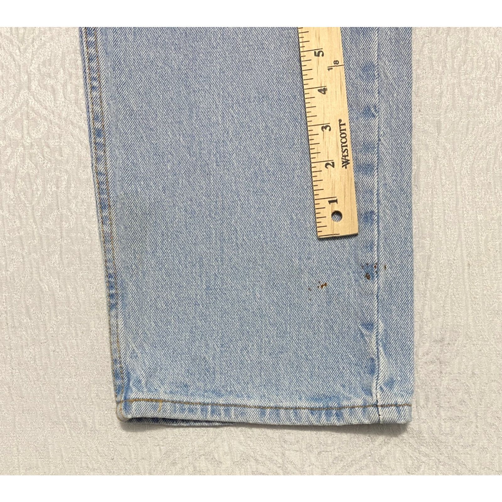 Levi's Levis 505 Regular Fit Mens Jeans Size 40×29 Blue Denim Light Wash Size US 40 / EU 56 - 5 Thumbnail