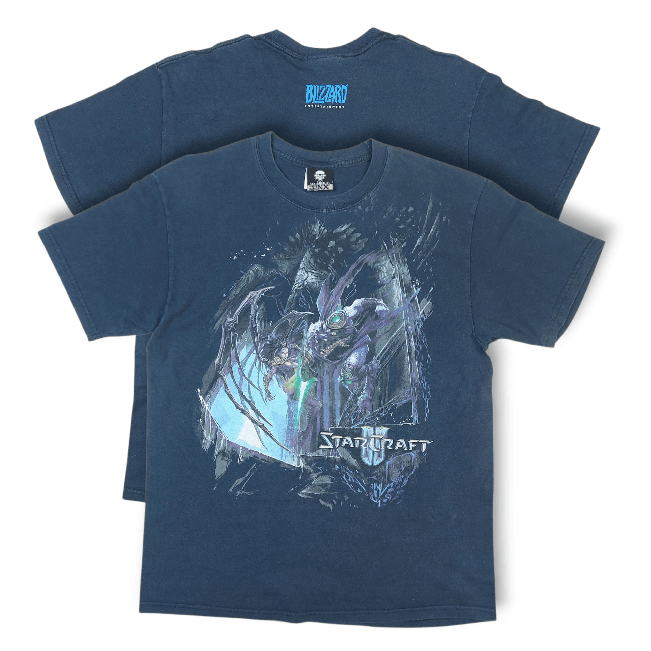 Microsoft Vintage StarCraft II 2 Zeratul vs Kerrigan Blizzard TEE Size US L / EU 52-54 / 3 - 1 Thumbnail