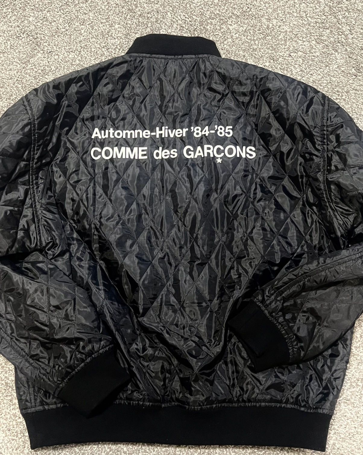 【COMME des GARCONS】84-85 STAFF SWEATSHIRT COMME des GARCONS Sweatshirt Black '84-'85